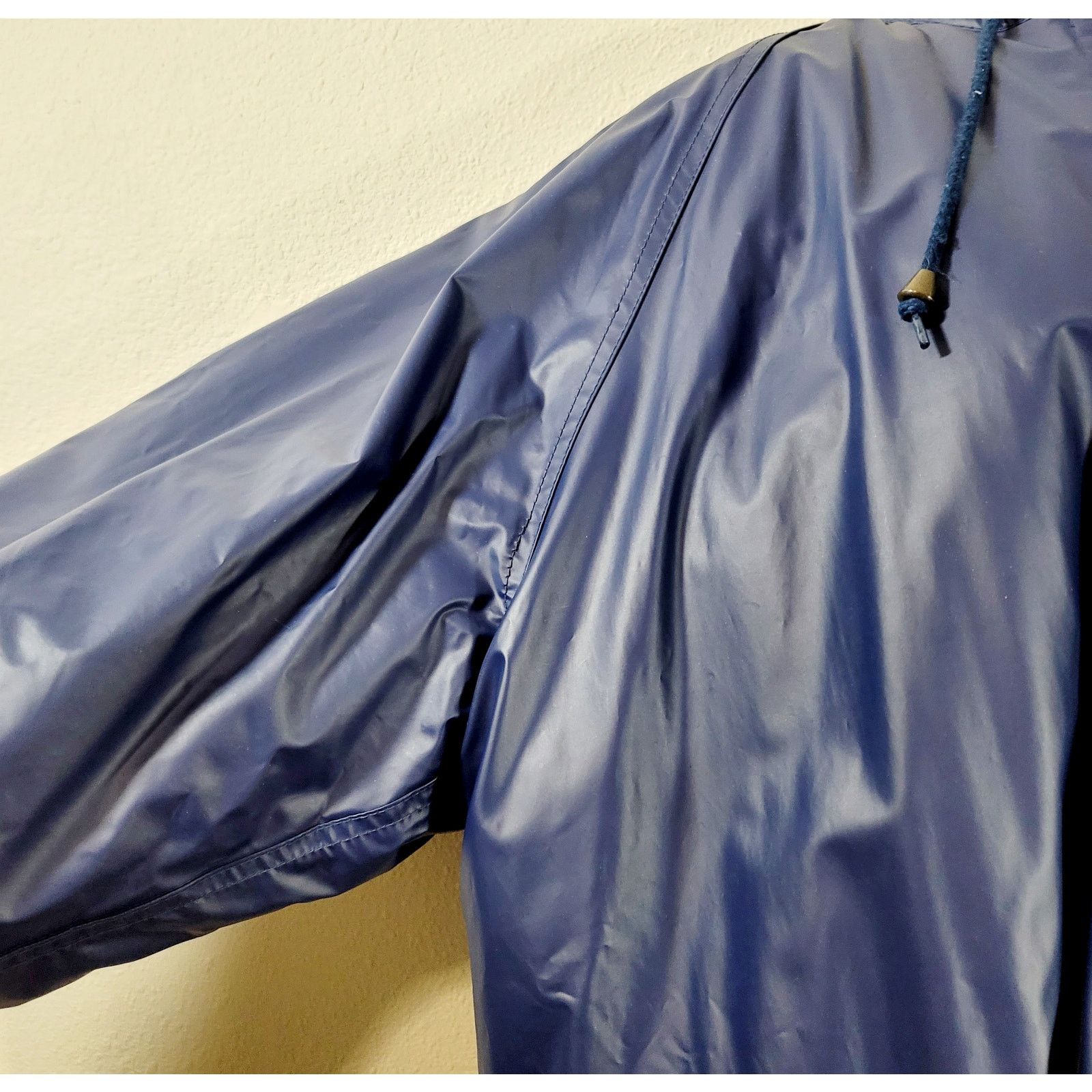 Other Totes Blue Full Zip Hooded Lined Jacket Large Pockets Size L / US 10 / IT 46 - 3 Thumbnail