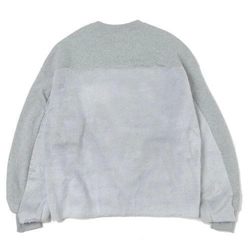 Facetasm o1mle1124 Faux Fur Sweater in Grey Size US XL / EU 56 / 4 - 2 Thumbnail