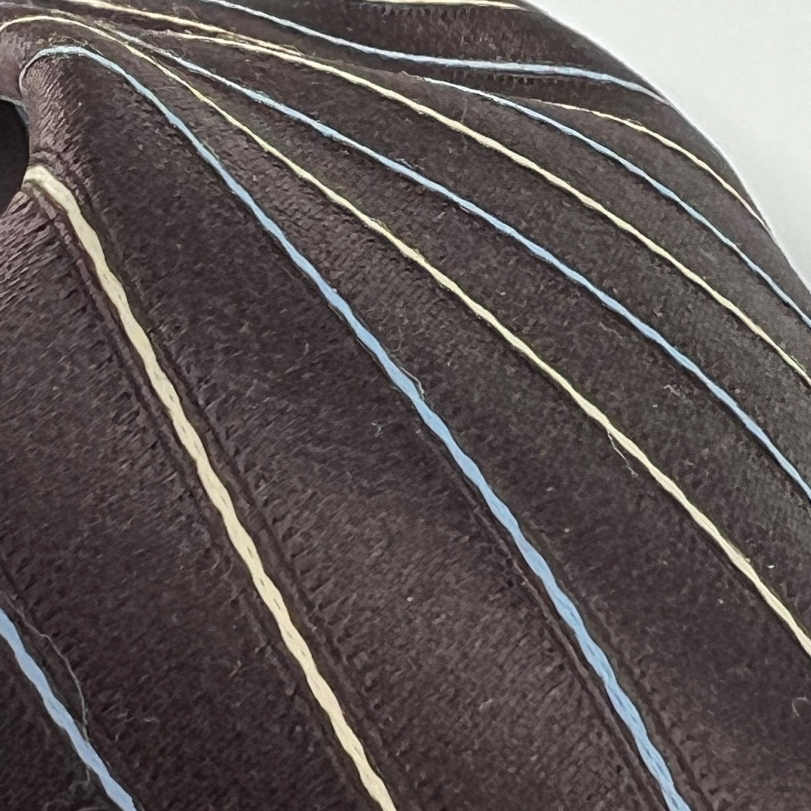 Givenchy Givenchy Gentlemen Paris Men's Tie Brown Blue White Necktie Size ONE SIZE - 5 Thumbnail