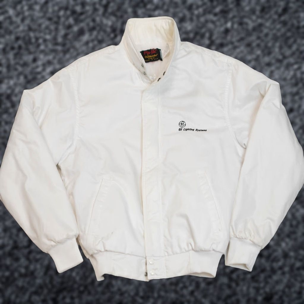 Dunbrooke VINTAGE GE Lighting Systems Bomber Jacket Shirt? Size US M / EU 48-50 / 2 - 1 Thumbnail