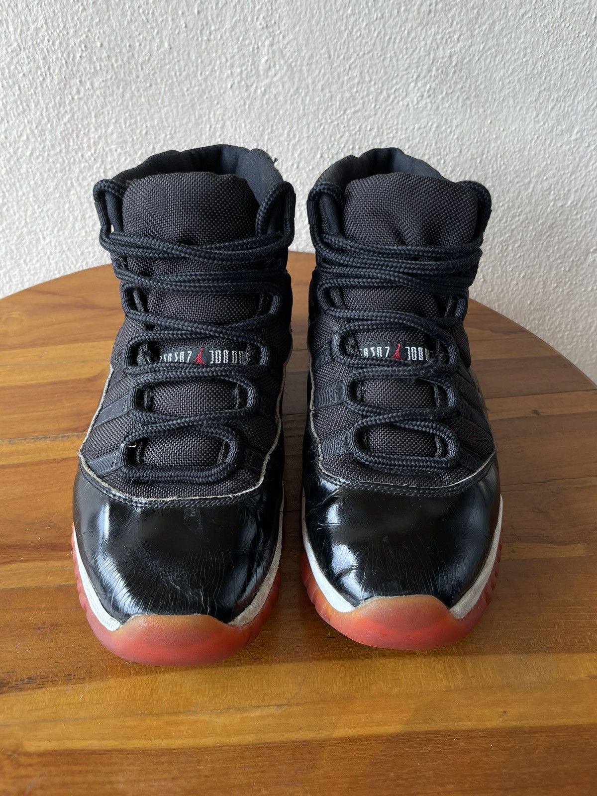 Jordan Brand × Nike × Vintage 💥RARE💥 Jordan 11 OG Playoff Bred 1995 Size US 10 / EU 43 - 3 Thumbnail