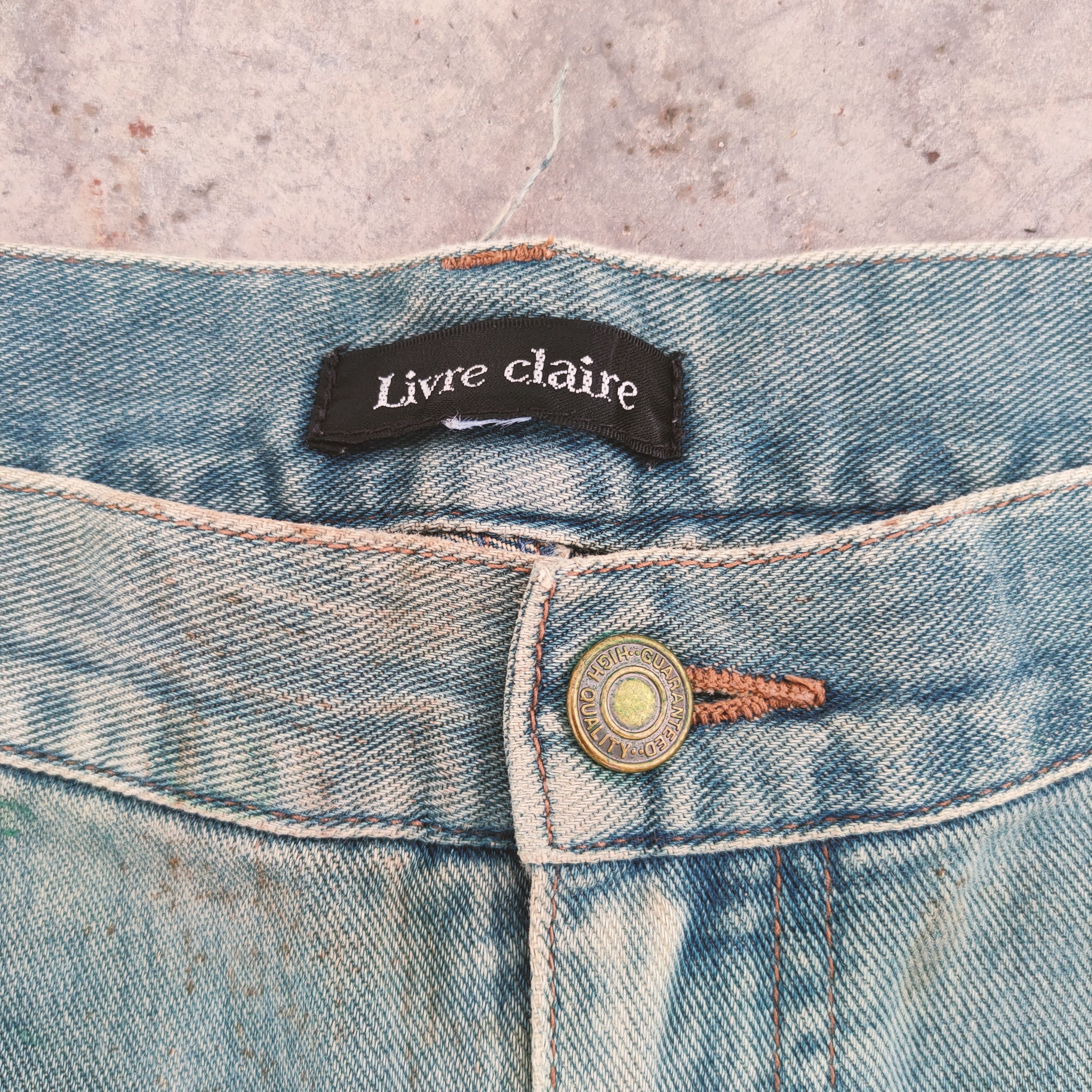 Japanese Brand VINTAGE JAPANESE RUSTY FADED RIPPED JEANS DENIM PANTS Size US 44 / EU 60 - 4 Thumbnail