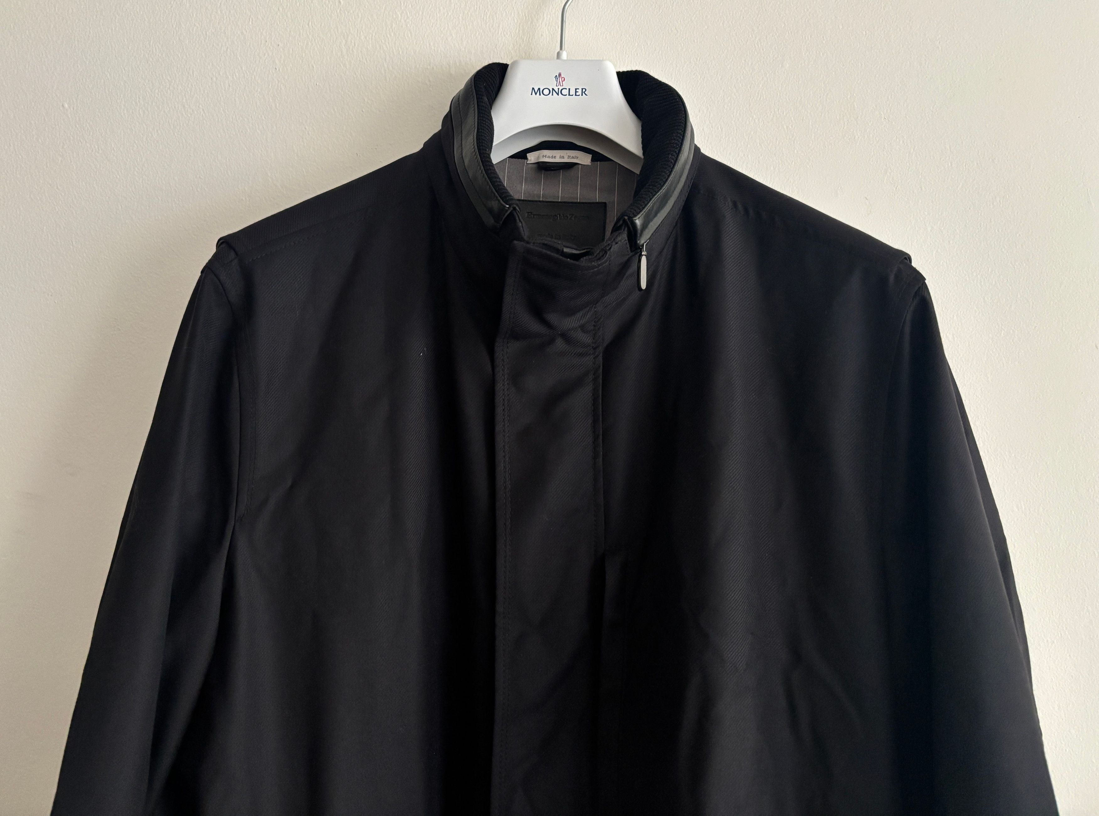 Ermenegildo Zegna $3495 Elements Black Wool Parka Jacket/ Coat - 44/ XL Size US L / EU 52-54 / 3 - 2 Thumbnail
