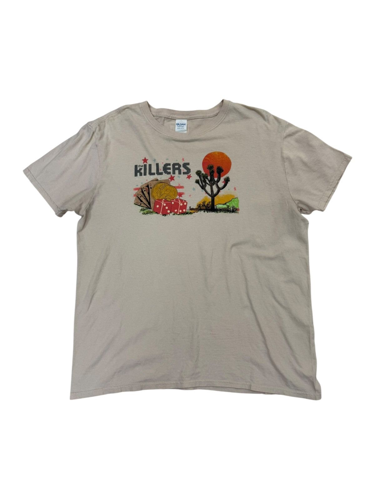 Band Tees VINTAGE Y2K THE KILLERS DESSERT LAS VEGAS JOSHUA TREE TEE Size US L / EU 52-54 / 3 - 1 Thumbnail