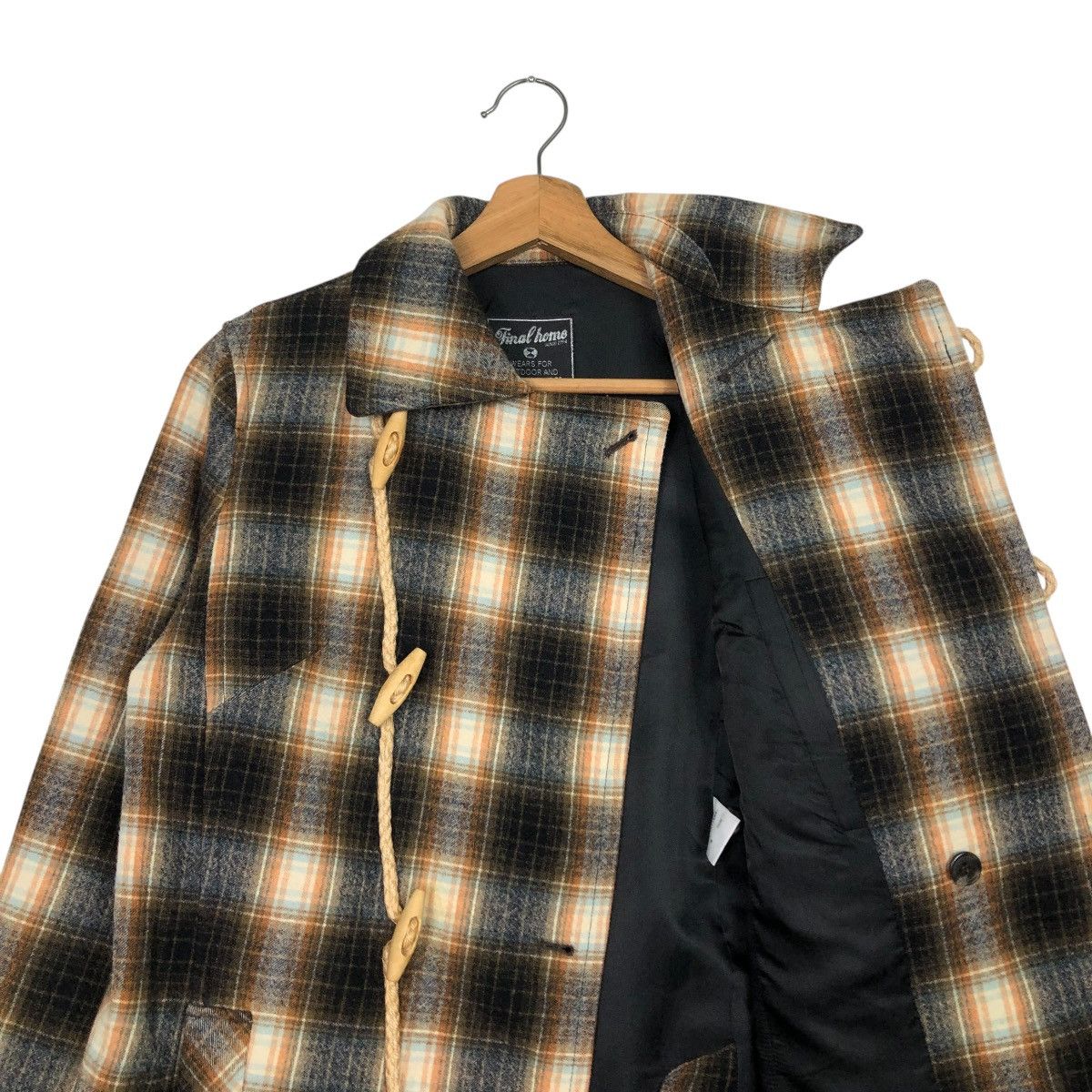 Final Home 🔥VINTAGE WOOL JACKET FINAL HOME ISSEY MIYAKE TARTAN DESIGN Size US XS / EU 42 / 0 - 14 Thumbnail
