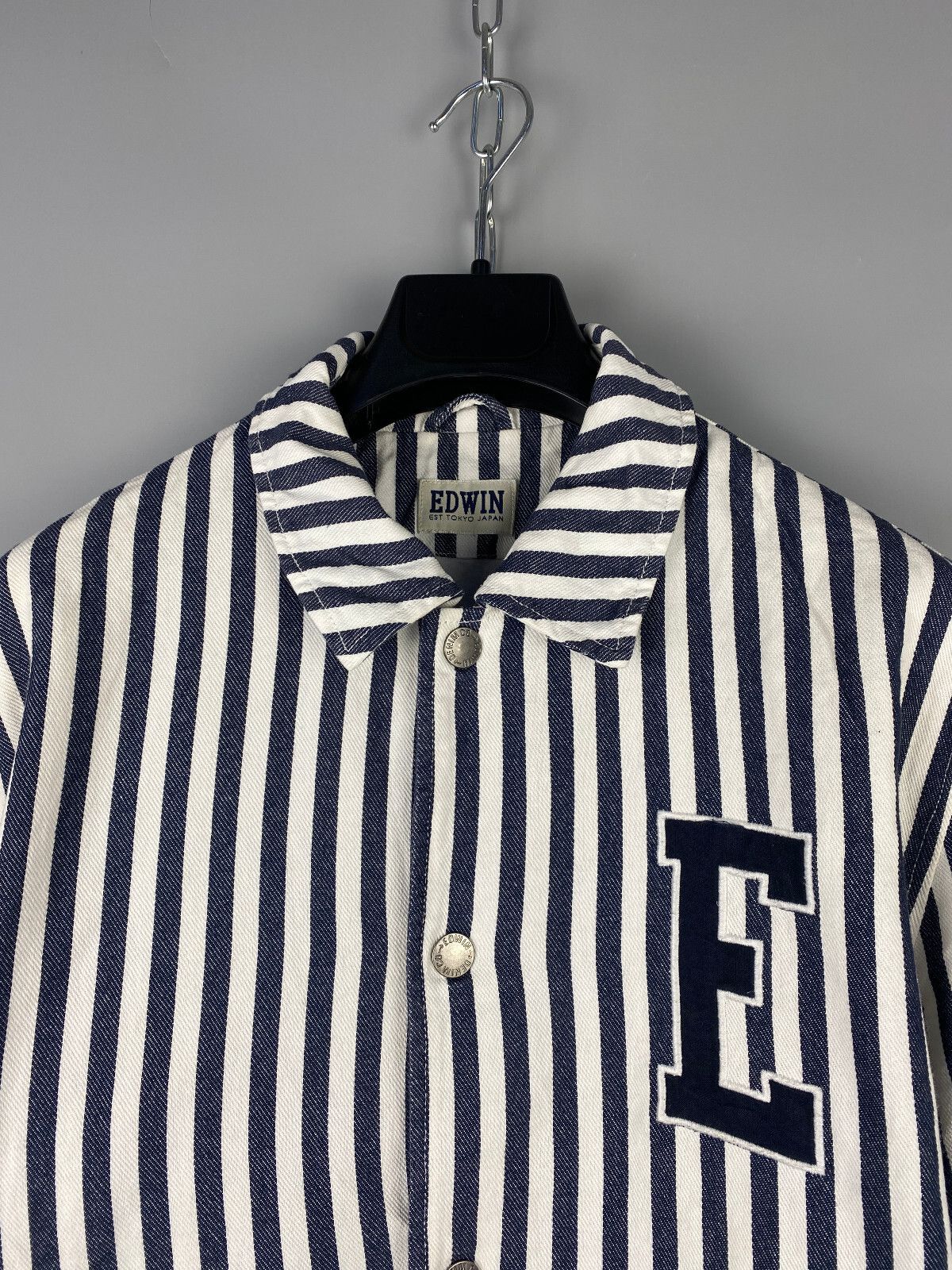 Edwin Edwin Cotton Striped Coach Jacket Bombe Size US M / EU 48-50 / 2 - 3 Thumbnail