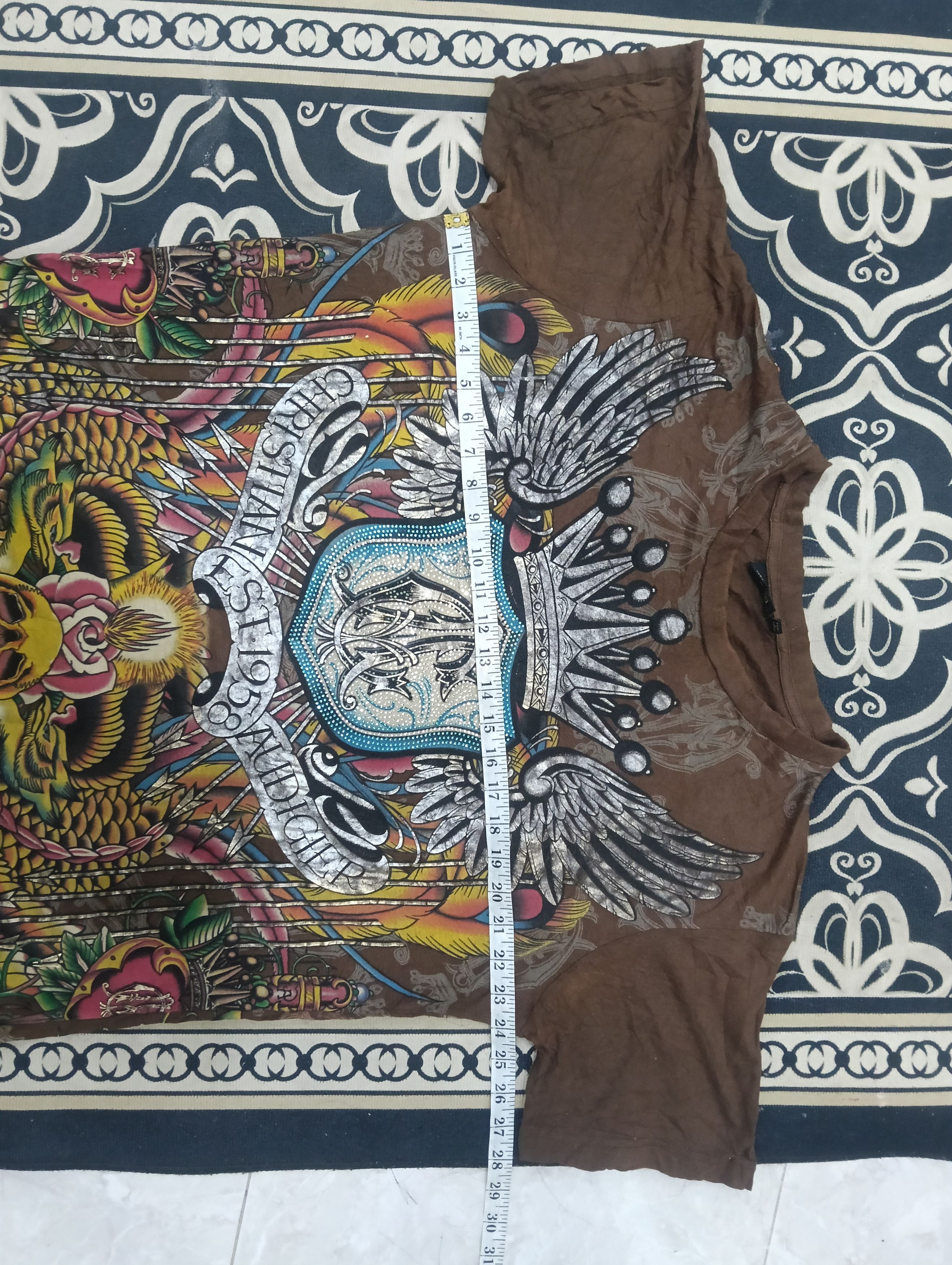 Christian Audigier Great Christian Audigier Tshirt Size US XXL / EU 58 / 5 - 12 Thumbnail
