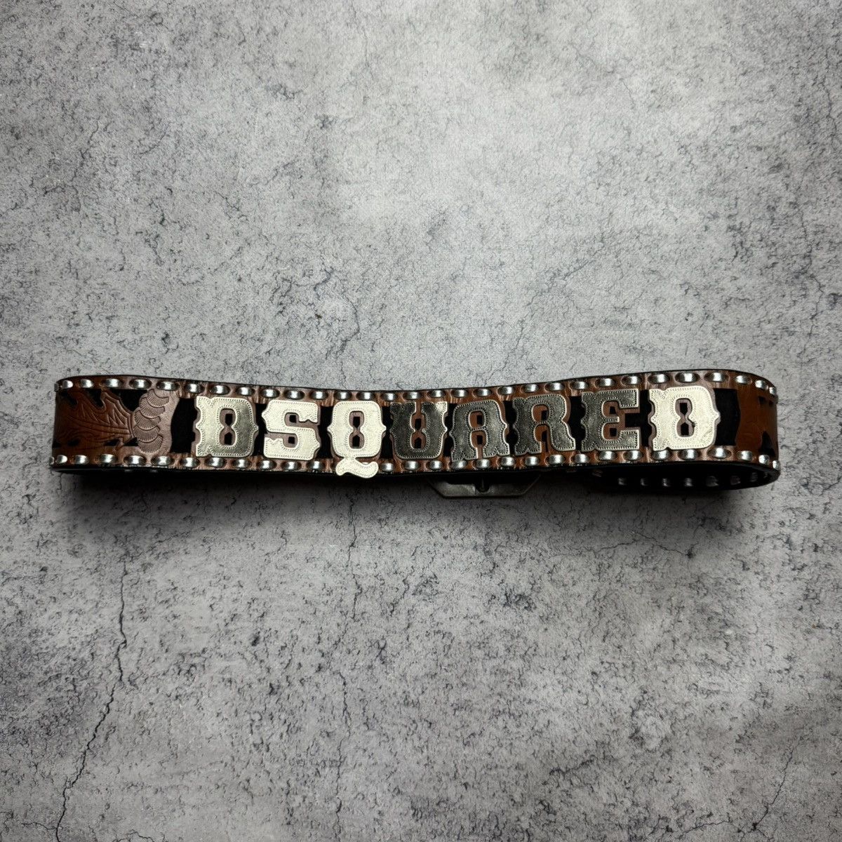 Dsquared2 NEW Rare DSQUARED2 Vintage Leather Belt Size ONE SIZE - 1 Thumbnail