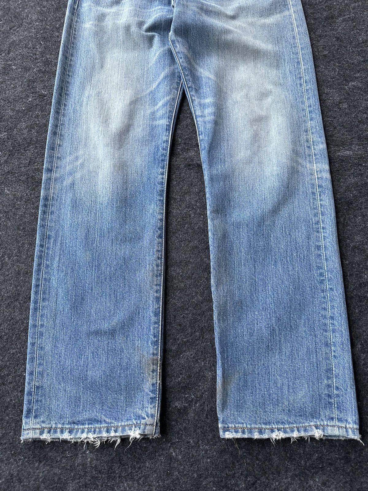 Levi's Vintage Levis 501 Blue Washed Faded Denim 32x32 D467 Size US 32 / EU 48 - 3 Thumbnail
