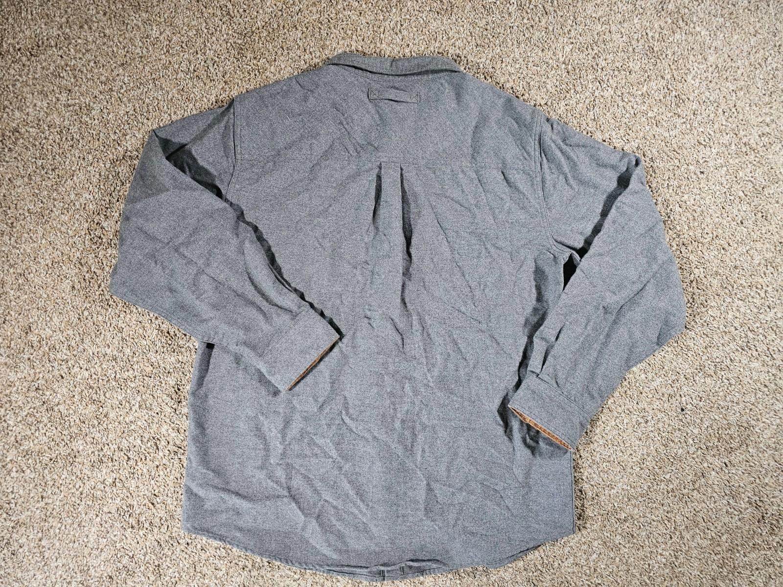 Designer Legendary Whitetails Flannel Shirt Mens L Gray Button Up Size US L / EU 52-54 / 3 - 8 Thumbnail