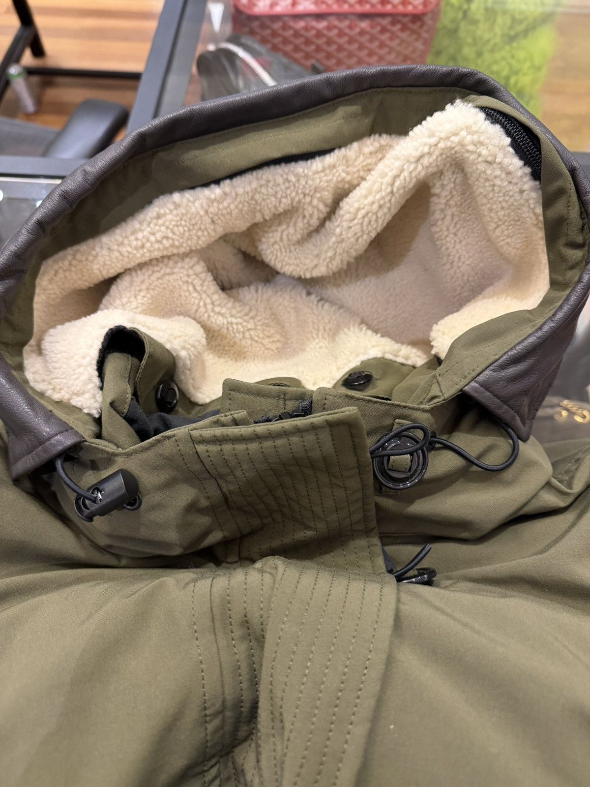 Canada Goose Canada Goose WMNs Finnegan Down Long Parka - Olive Size L / US 10 / IT 46 - 3 Thumbnail