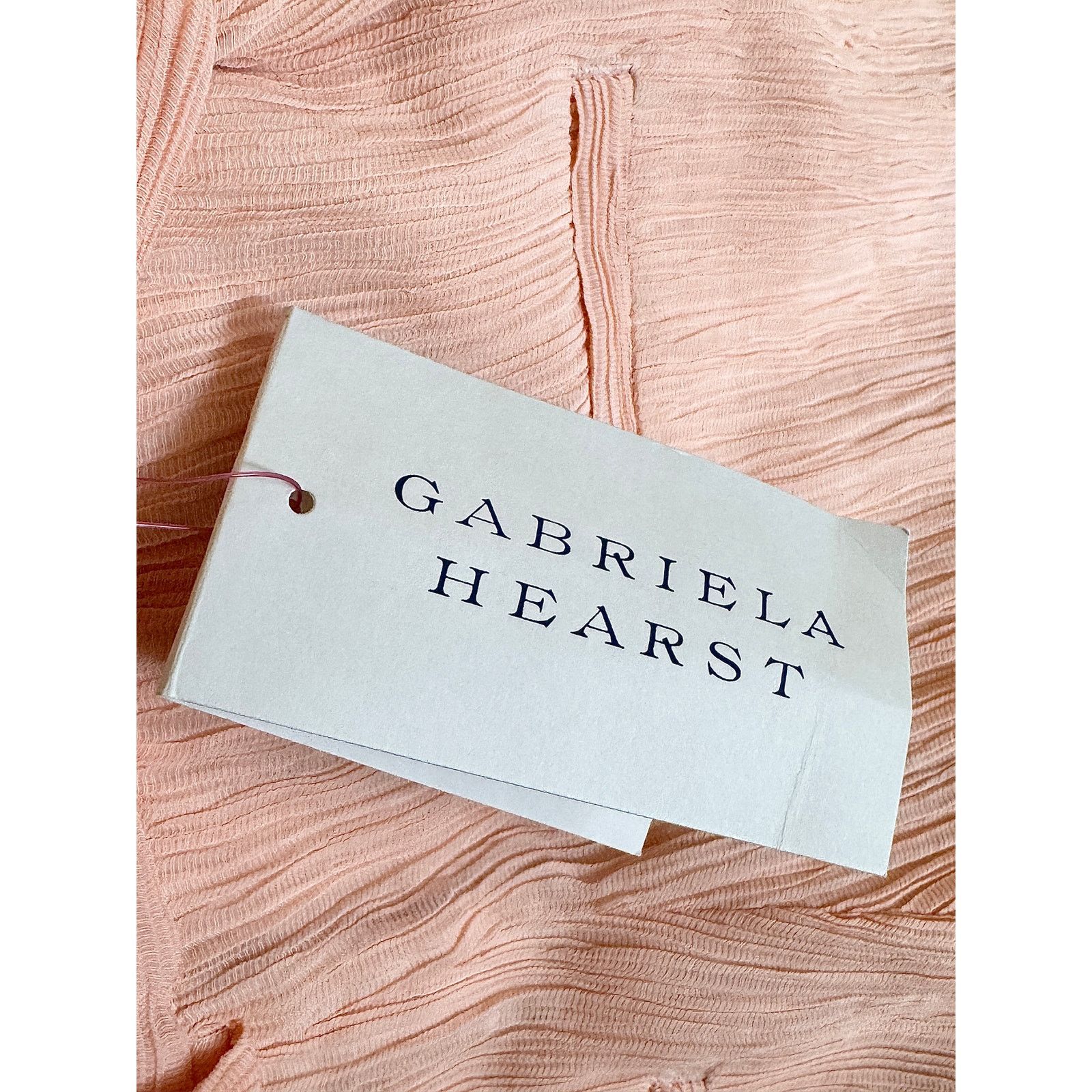 Gabriela Hearst Gabriela Hearst NWT Pink Silk Cotton Crepon Thomzaaia Pants Size M / US 6-8 / IT 42-44 - 7 Thumbnail