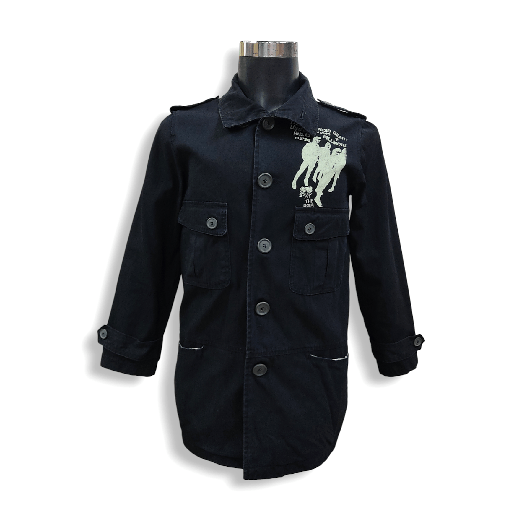 Japanese Brand SHIN AND COMPANY the Anarchist City Rocker Utility Jacket Size US S / EU 44-46 / 1 - 1 Thumbnail