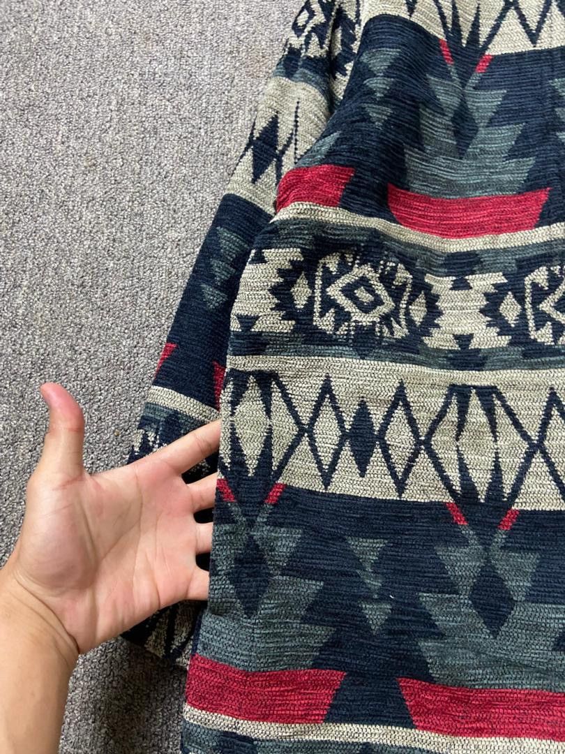 Japanese Brand VEVELKA Aztec Navajo Patterned Jacket (201) Size US S / EU 44-46 / 1 - 9 Thumbnail