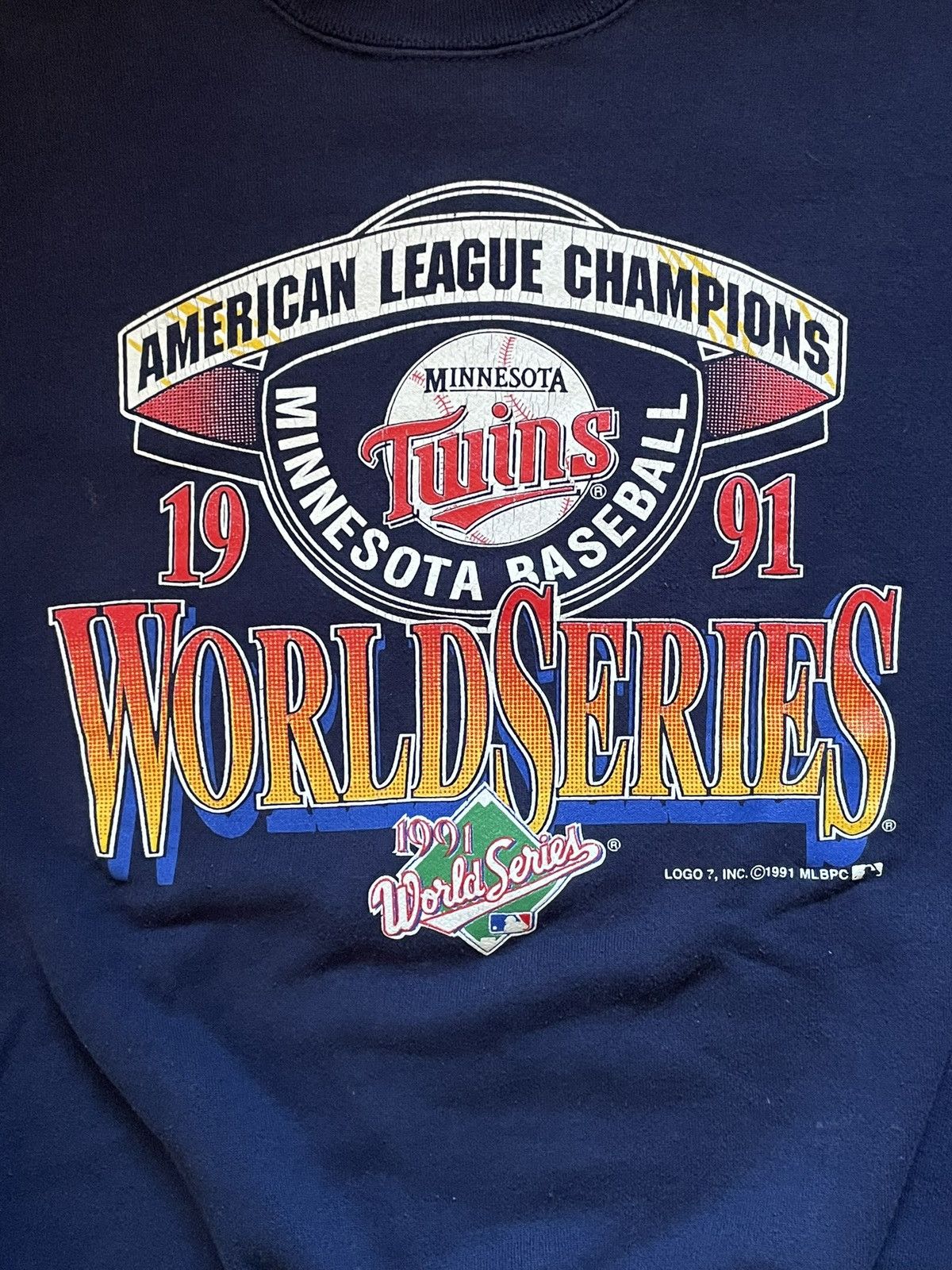 MLB × Vintage Vintage Minnesota Twins “91 World Series” Crewneck Size US L / EU 52-54 / 3 - 2 Thumbnail