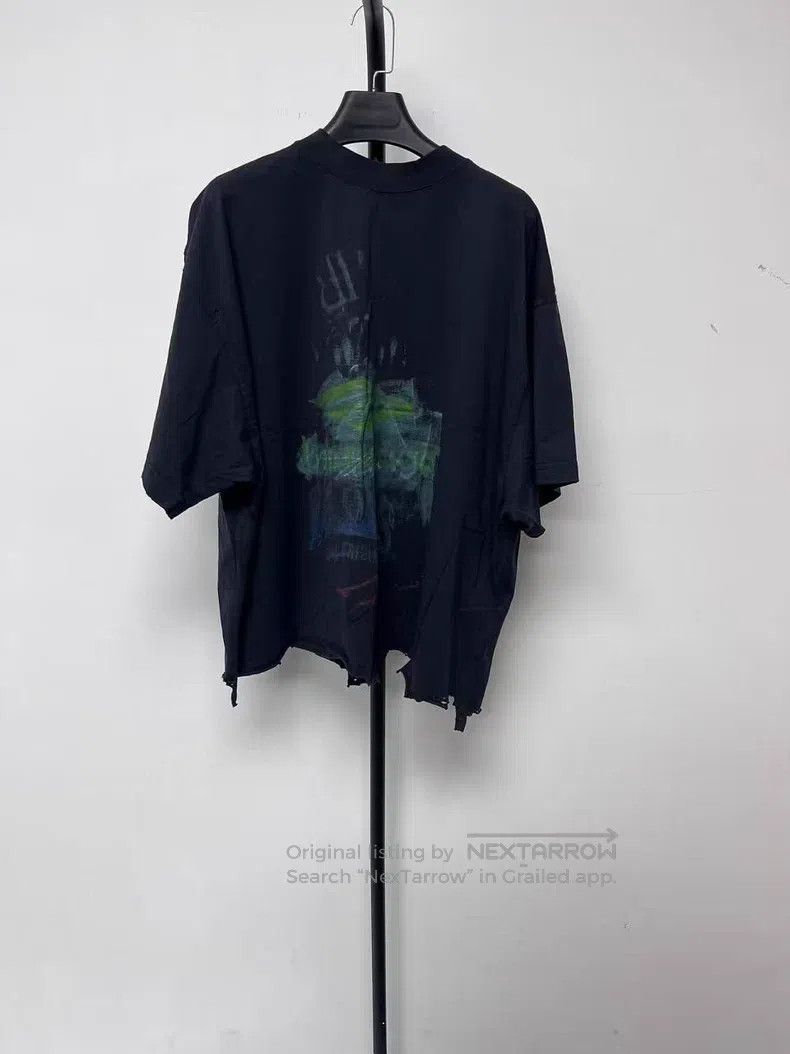Balenciaga Balenciaga Faded Round Neck Printed Short Sleeve T-Shirt Size M / US 6-8 / IT 42-44 - 1 Thumbnail