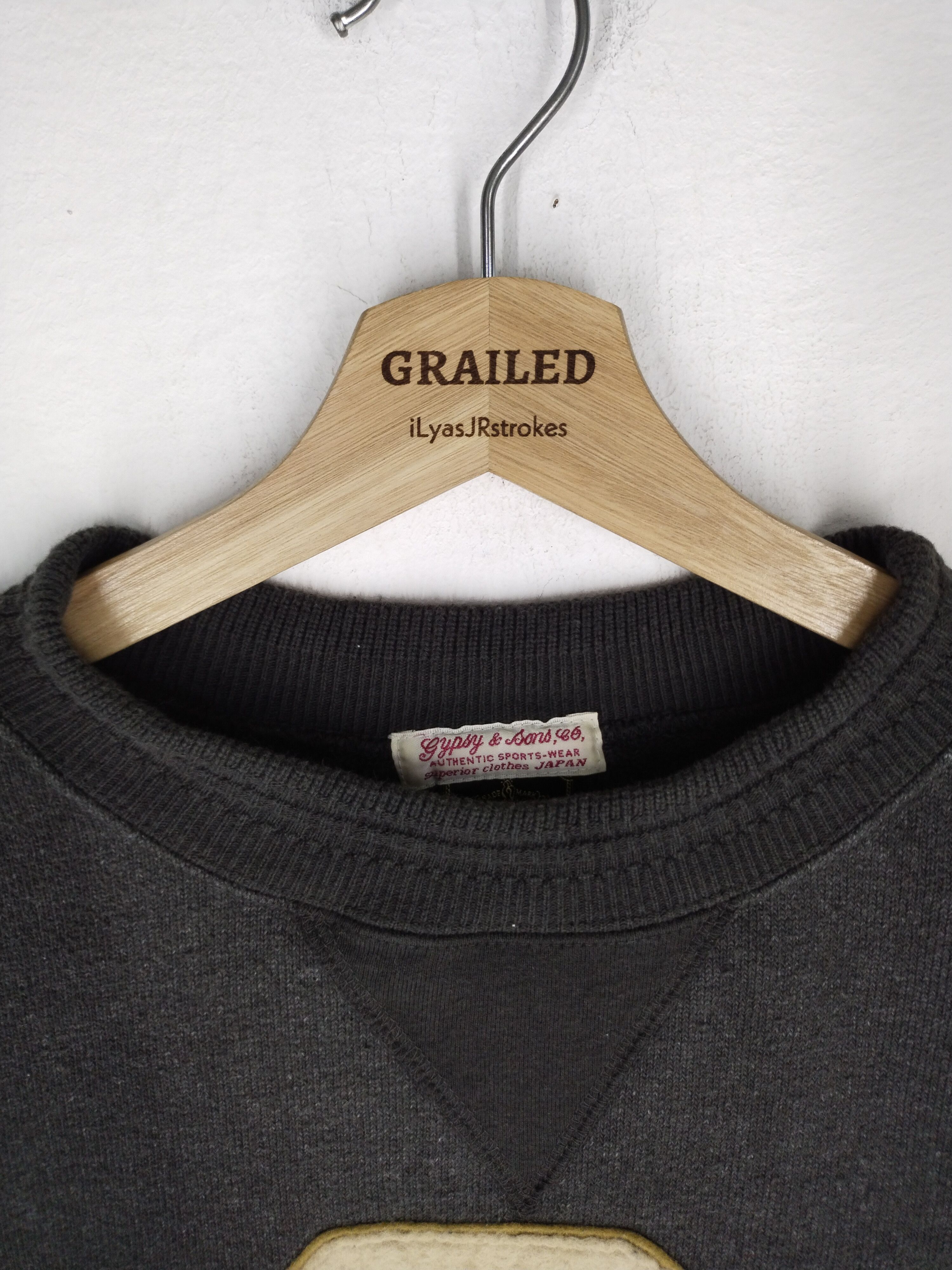 Gypsy × Japanese Brand Vintage Gypsy And Sons Spellout G Sweatshirt Size US M / EU 48-50 / 2 - 12 Thumbnail