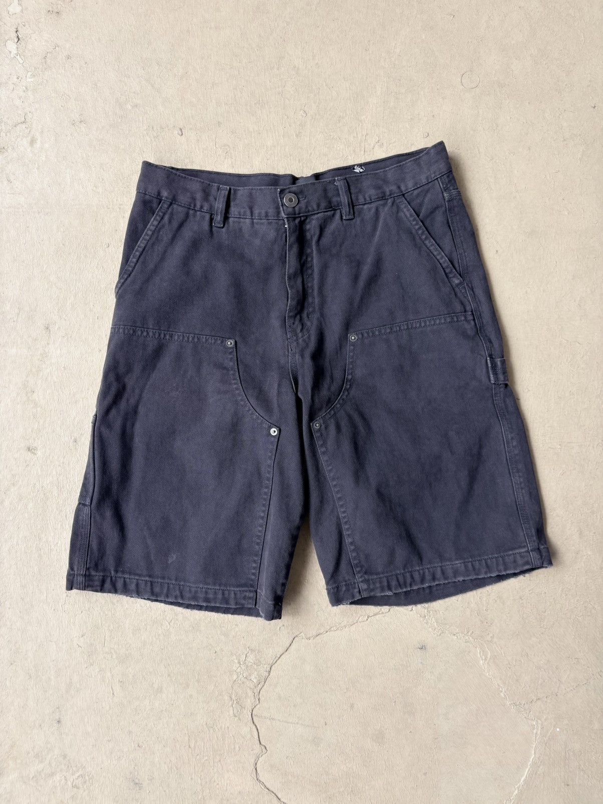 H&M Workwear carpenter shorts w/ faded wash Size US 34 / EU 50 - 2 Thumbnail
