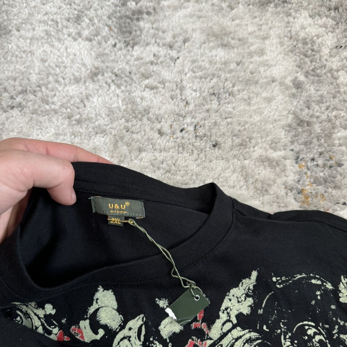 Affliction × JNCO × Vintage Vintage y2k affliction cybergoth skull n bones t shirt Size US XL / EU 56 / 4 - 5 Thumbnail