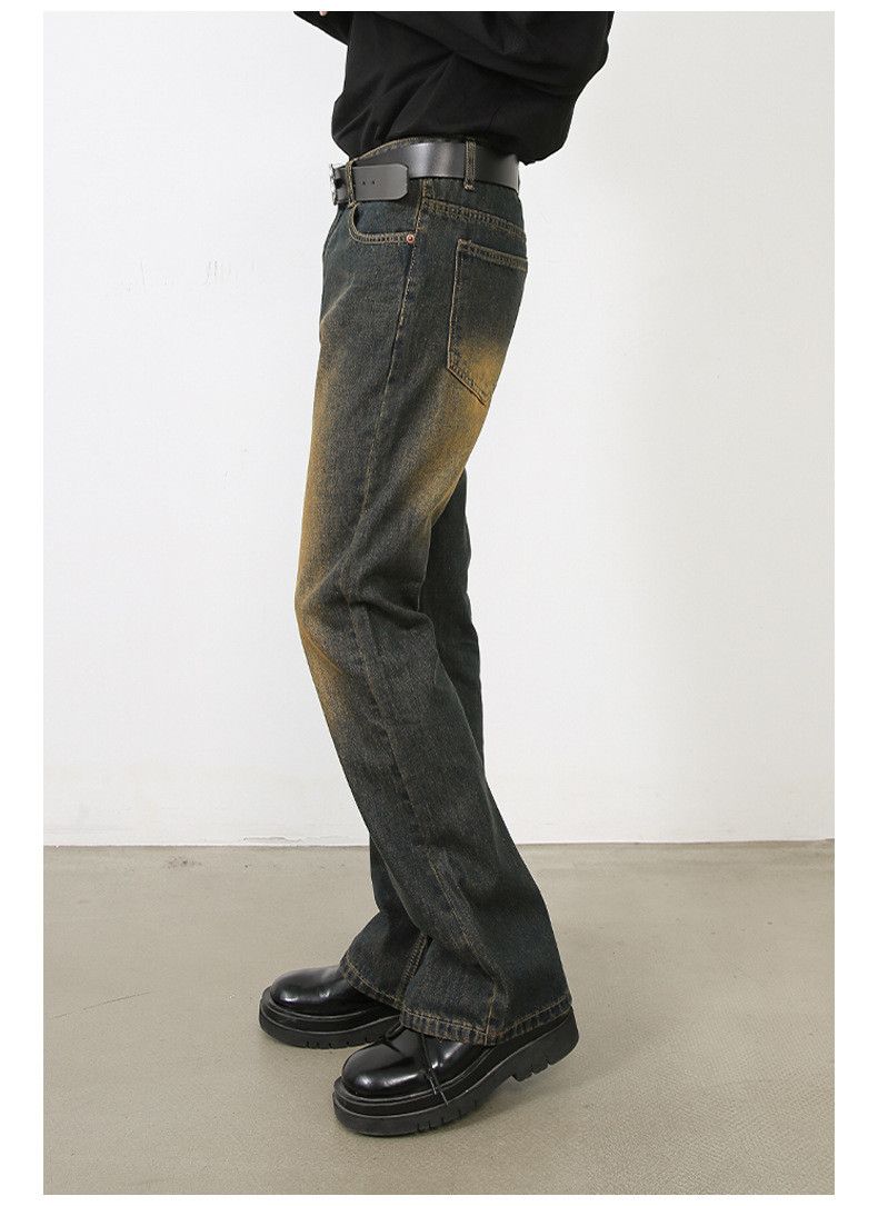 Vintage Japanese-Style Retro Men's Loose Flared Jeans Size US 32 / EU 48 - 4 Thumbnail
