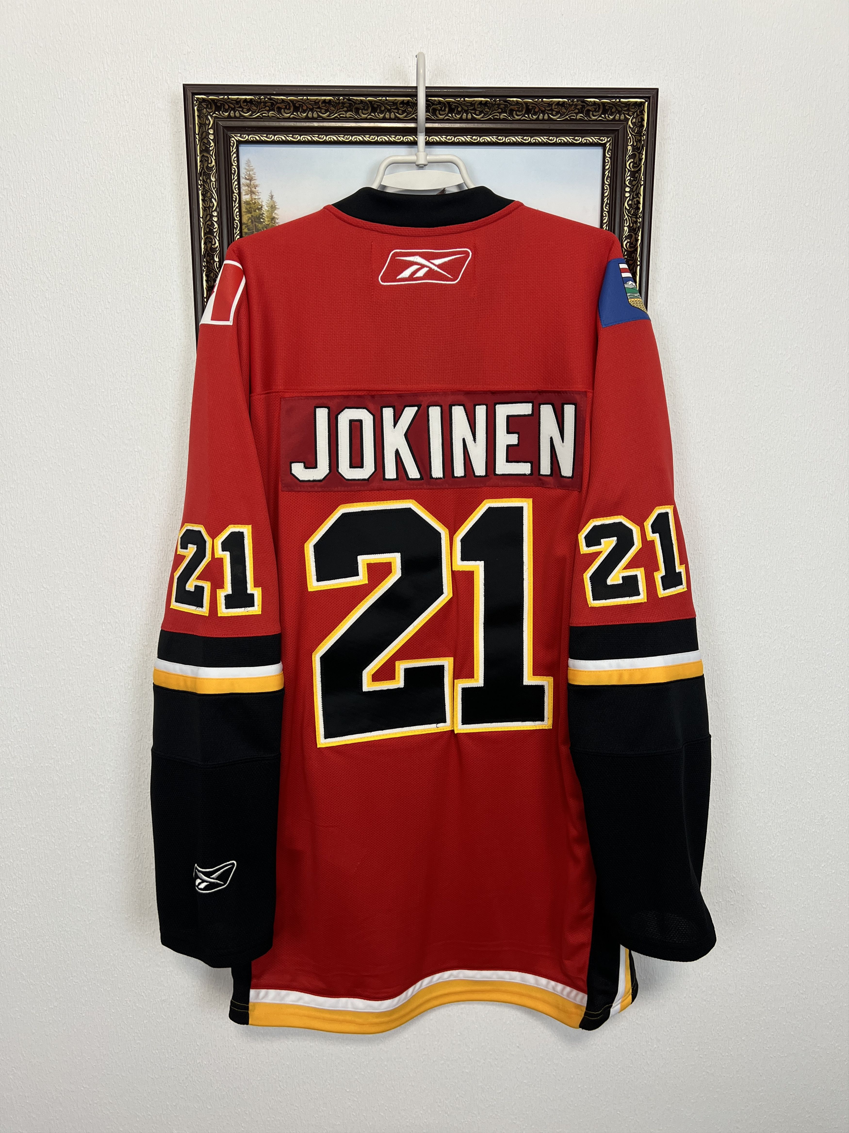 Reebok Calgary Flames NHL Jersey CCM #21 Jokinen Ice Hockey Trikot Size US XXL / EU 58 / 5 - 13 Thumbnail