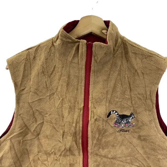 Vintage 90’ B. KLIBAN CATS Reversible Vest Jacket Tank Windbreaker Size US S / EU 44-46 / 1 - 2 Thumbnail