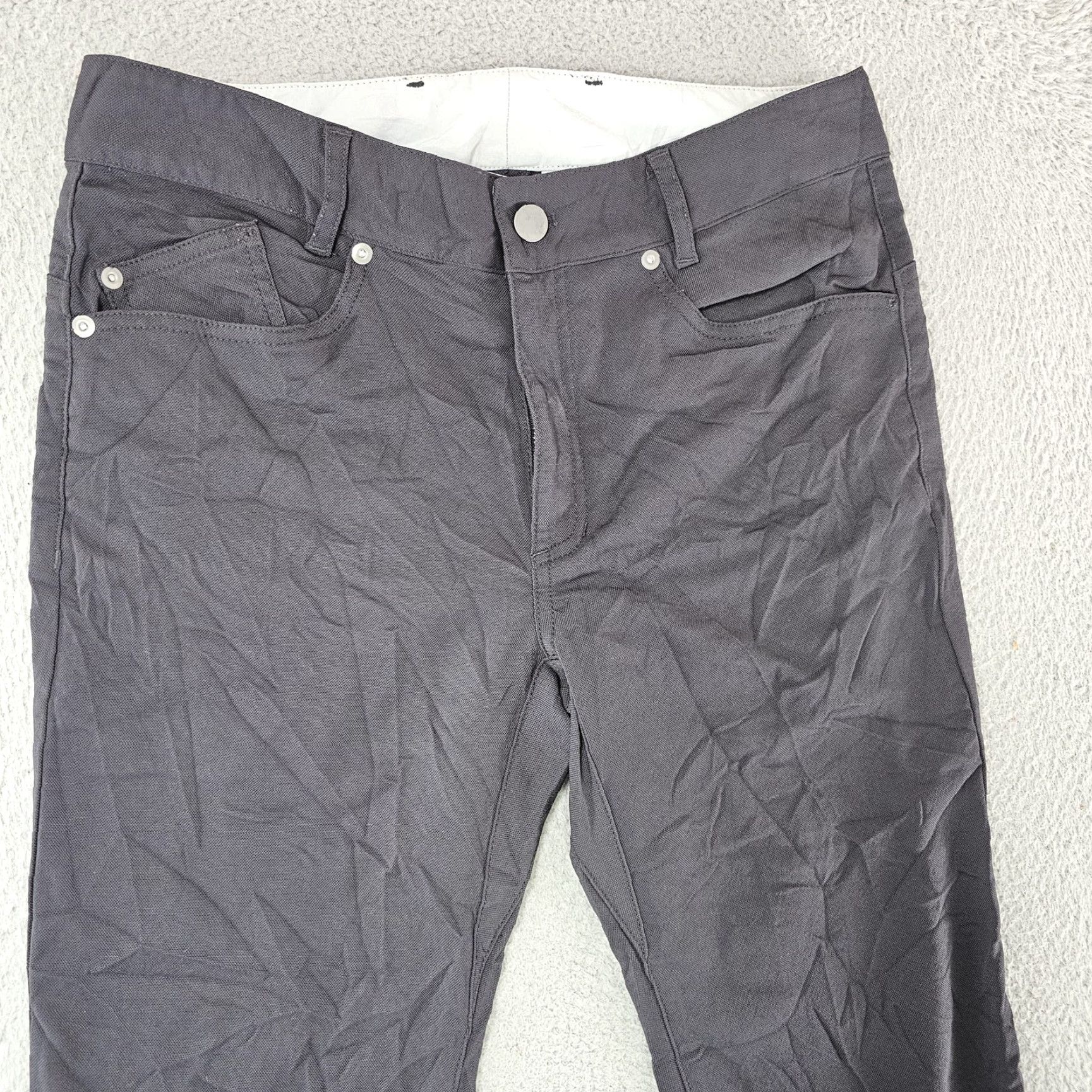Outlier Outlier Workcloth Jeans Mens 30 Charcoal Water Resistant Nylon Polyester Straight 5-pocket Slim Dungarees USA Size US 30 / EU 46 - 2 Thumbnail