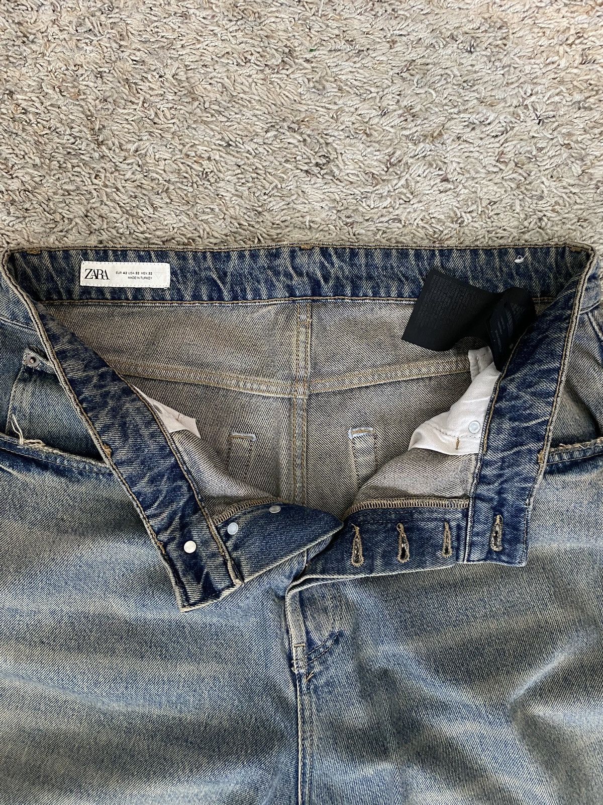 Zara Zara overdyed baggy denim Size US 32 / EU 48 - 4 Thumbnail