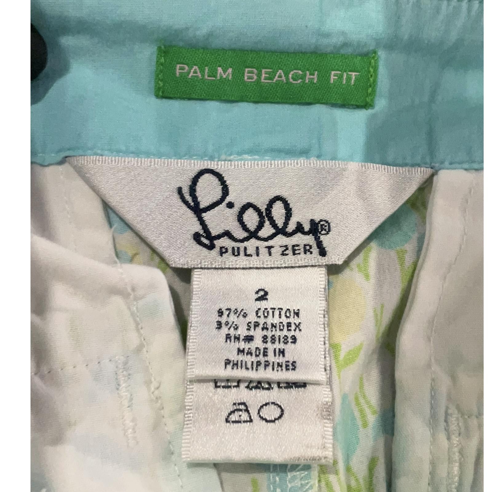 Other Lilly Pulitzer Size 2 Printed Palm Beach Fit Shorts Size 26" / US 2 / IT 38 - 3 Thumbnail