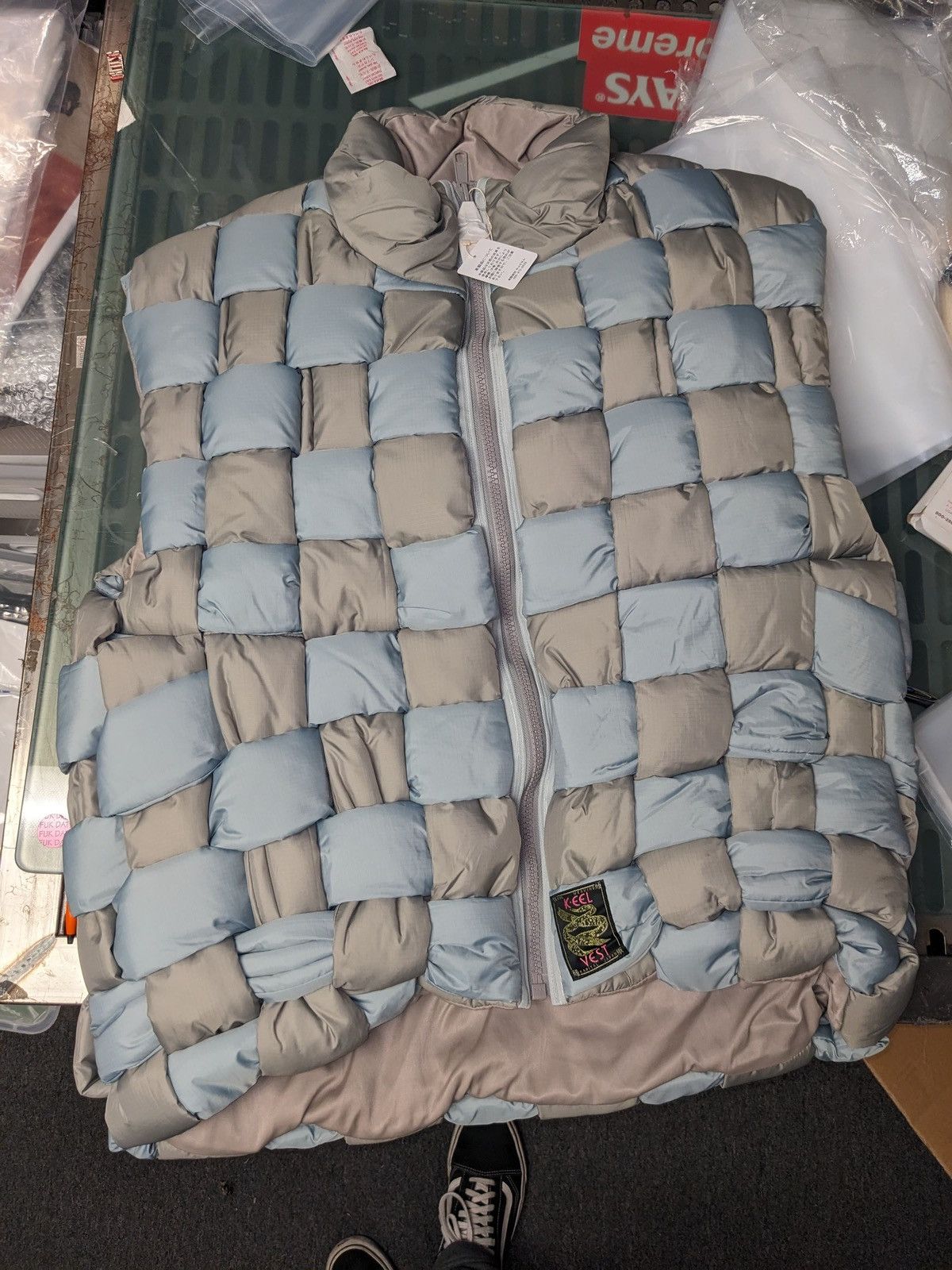Kapital Kapital Ripstop Nylon Keel Weaving Vest Grey Size 4 Size US XL / EU 56 / 4 - 3 Thumbnail