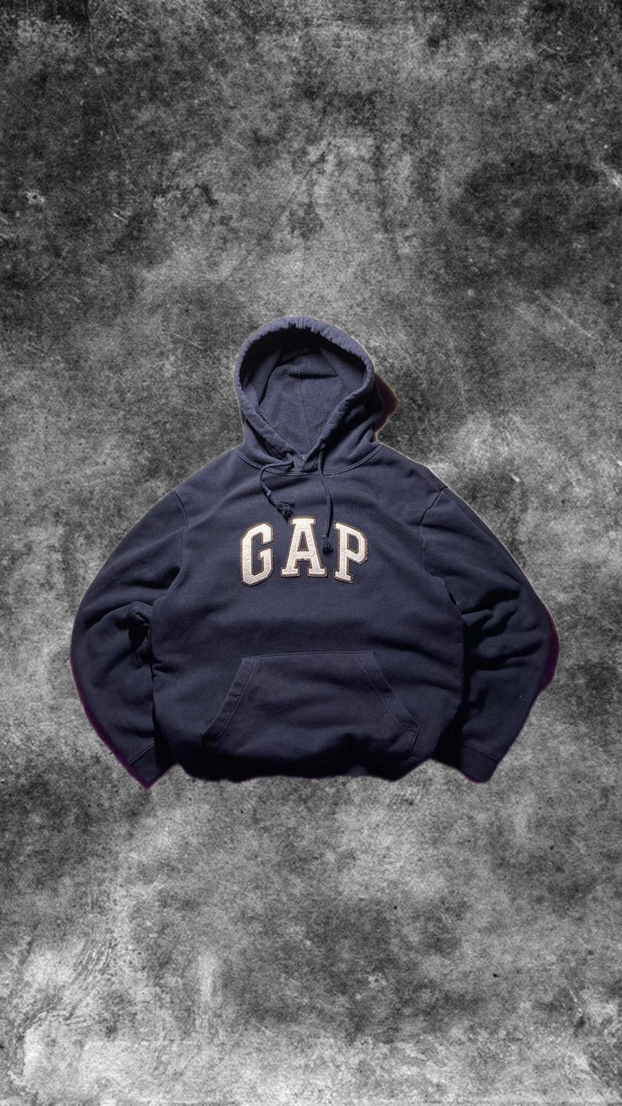Gap × Vintage ⛩️ Gap Vintage Brown center logo Hoodie Y2K style baggy 90s Size US M / EU 48-50 / 2 - 1 Thumbnail