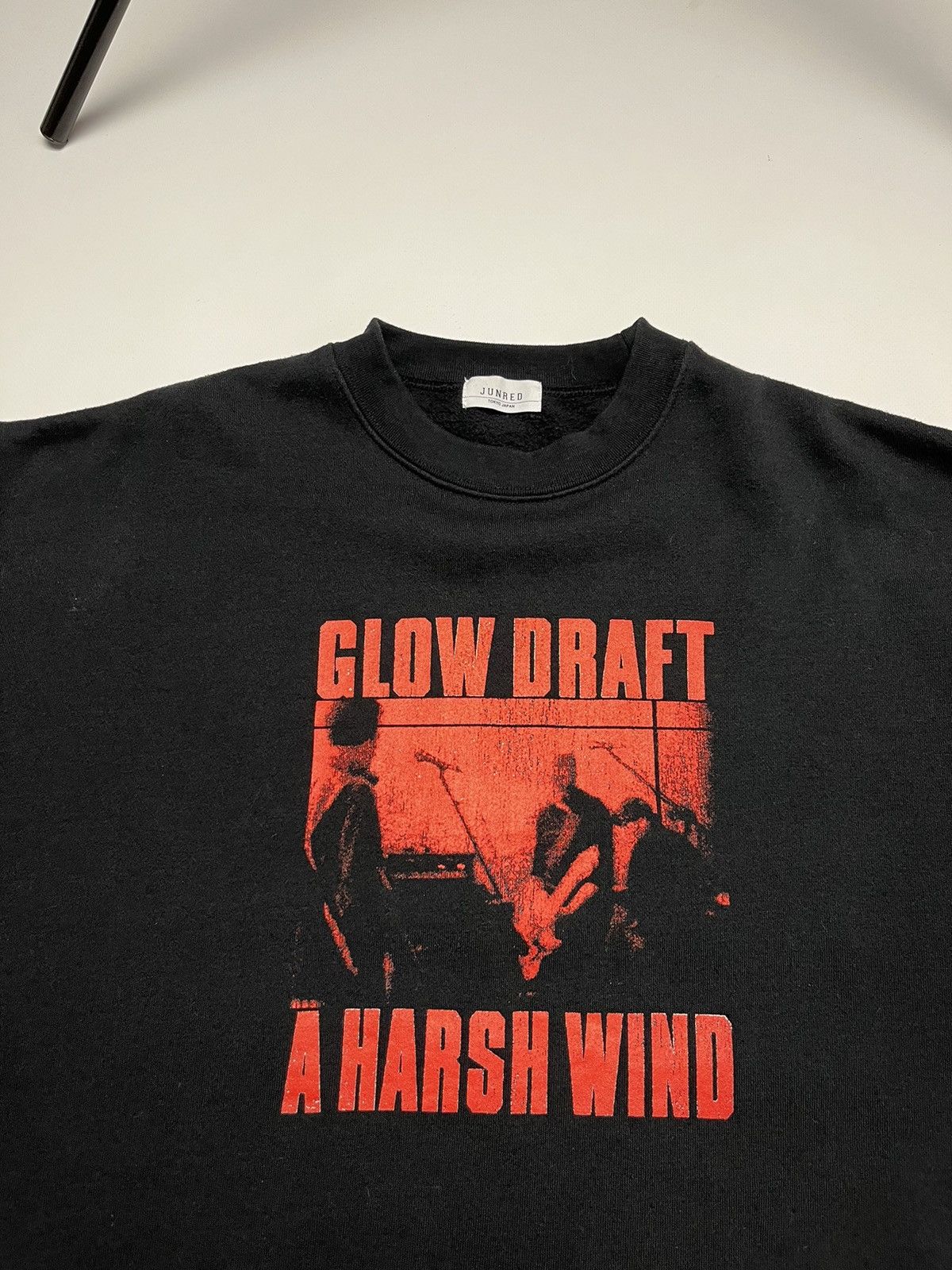 Japanese Brand “Glow Draft A Harsh Wind” punk boxy sweatshirt avant-garde Size US S / EU 44-46 / 1 - 2 Thumbnail