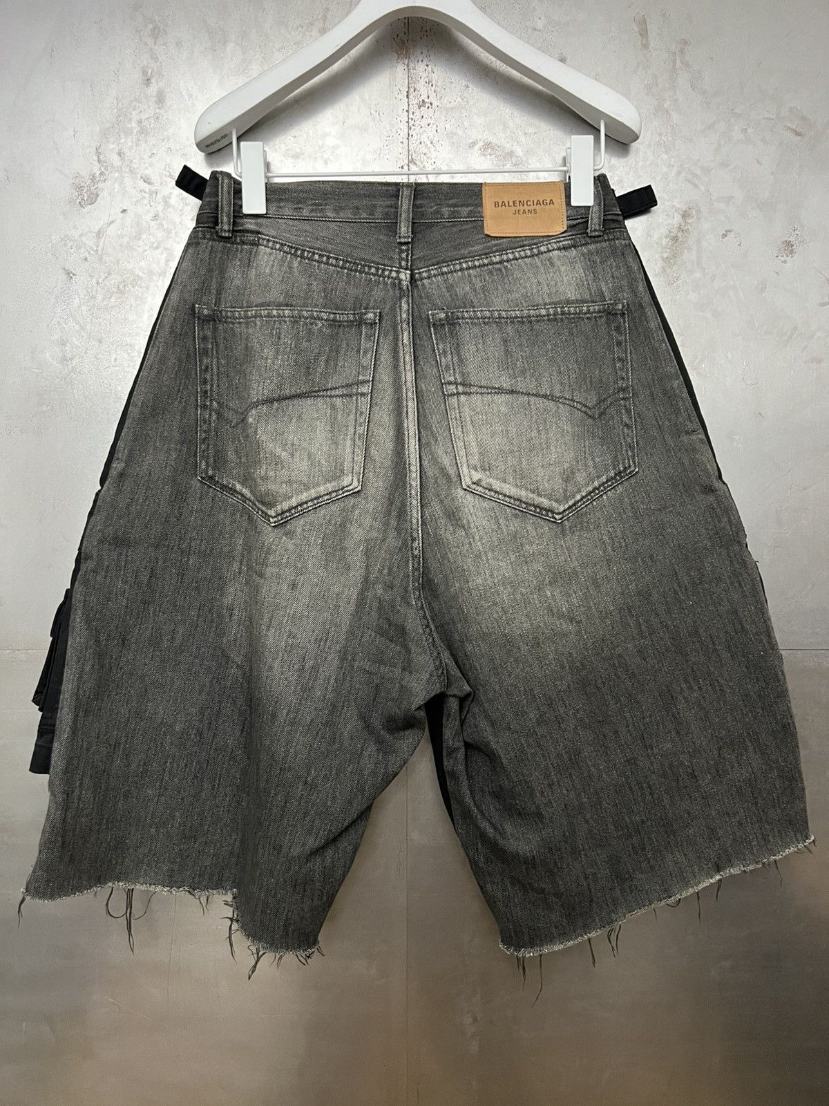 Balenciaga Balenciaga Hybrid Denim **Cut Shorts** Size US 30 / EU 46 - 2 Thumbnail
