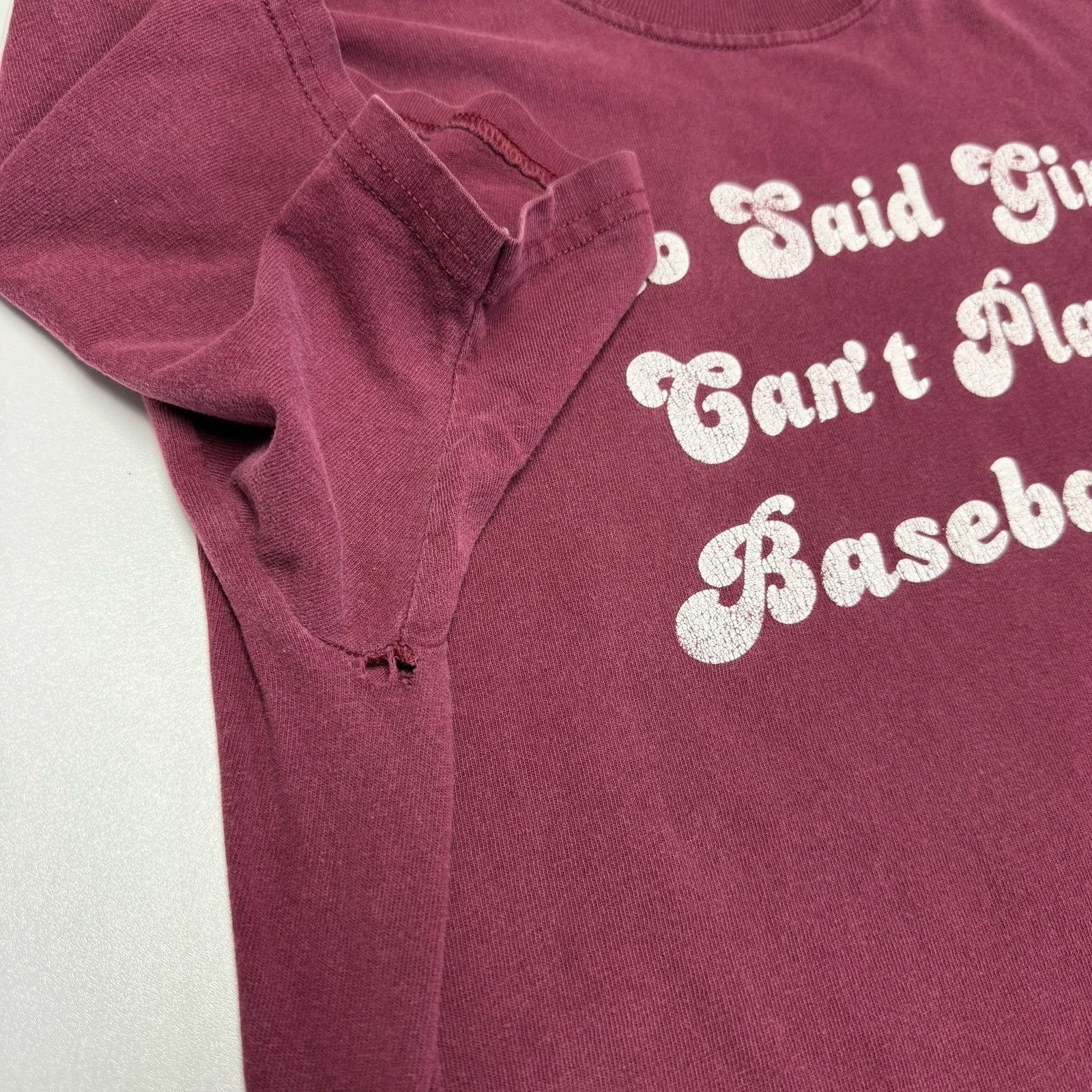 Vintage Vintage Texas Aggies Softball Shirt Who Says Girls Dont Play Size US L / EU 52-54 / 3 - 6 Thumbnail