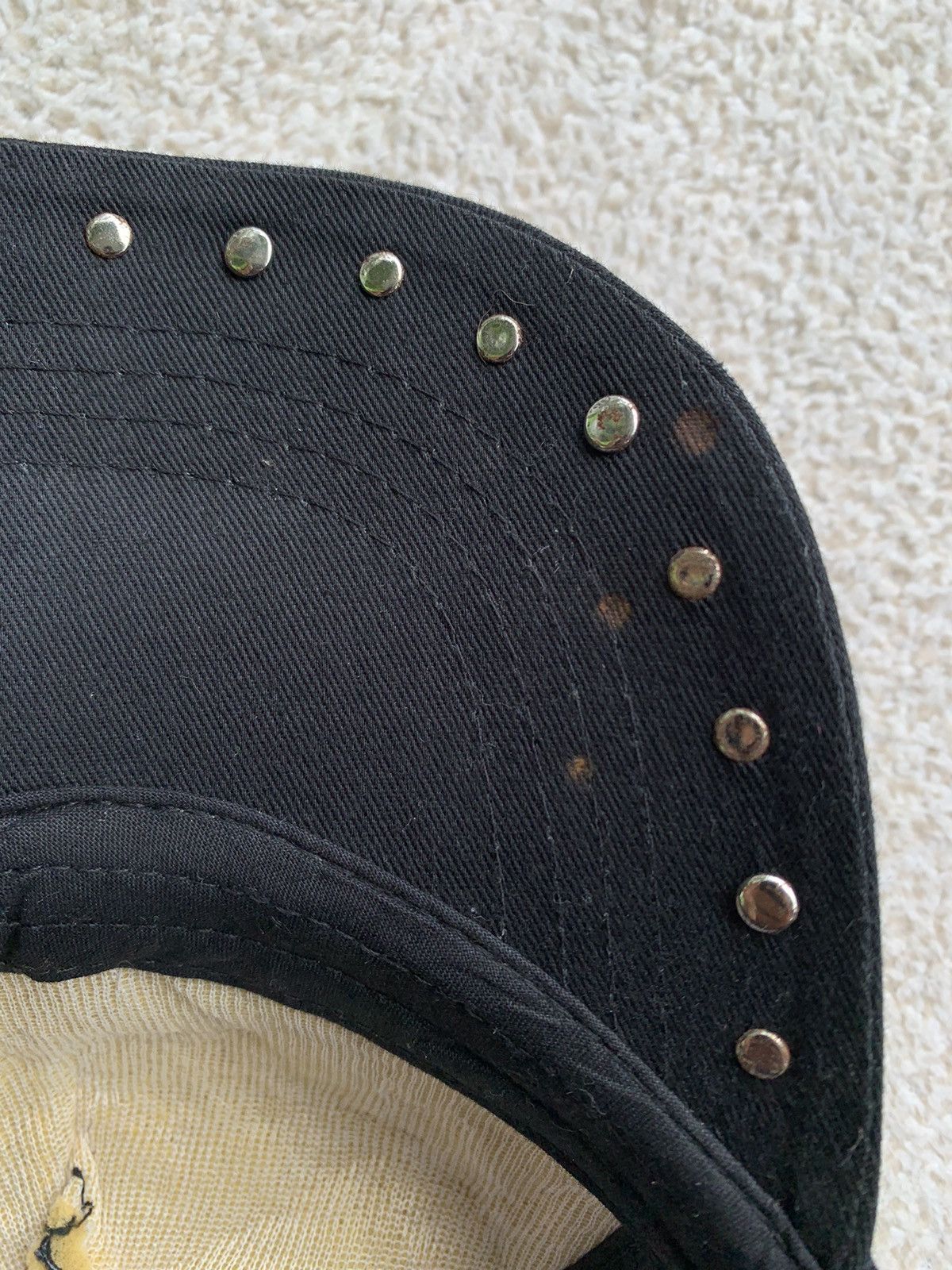 If Six Was Nine × Japanese Brand × Le Grande Bleu (L.G.B.) japanese brand studded punk poem distressed cap Size ONE SIZE - 10 Thumbnail