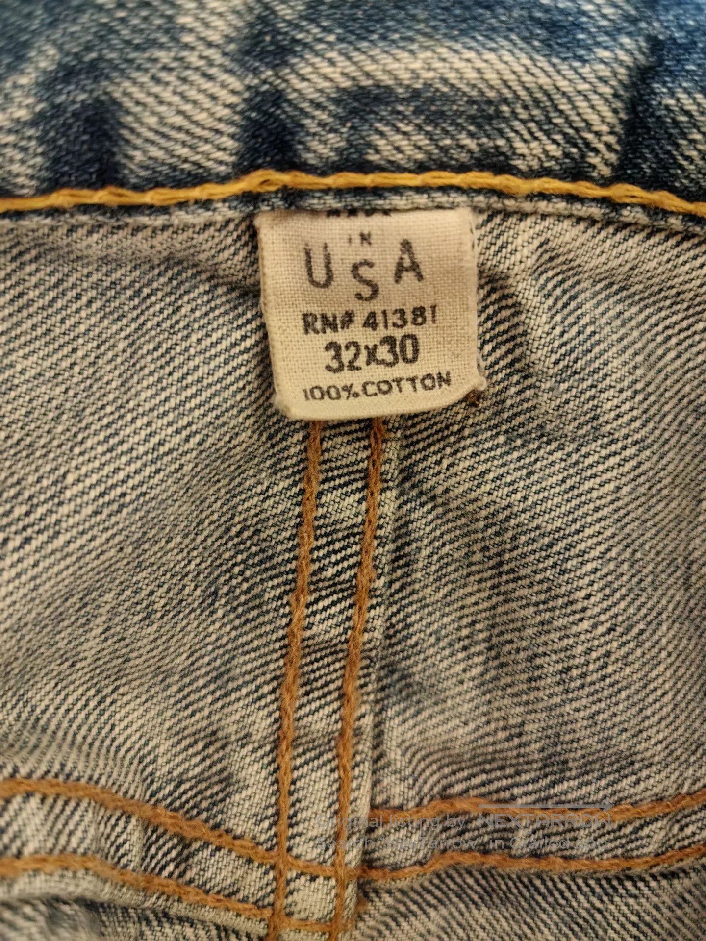 RRL Ralph Lauren classic straight leg ice blue jeans. Size US 32 / EU 48 - 5 Thumbnail