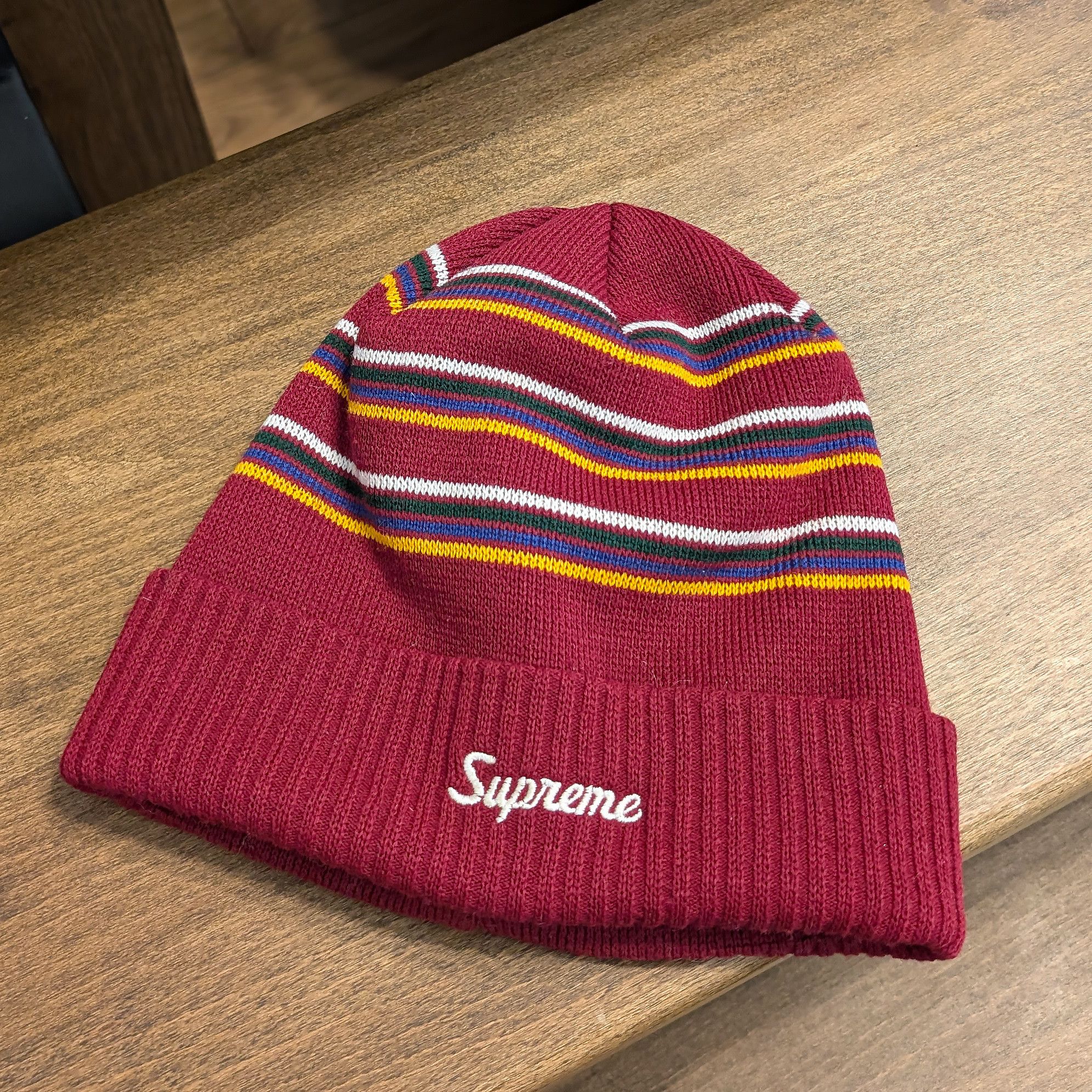 Supreme Block Knit Beanie /