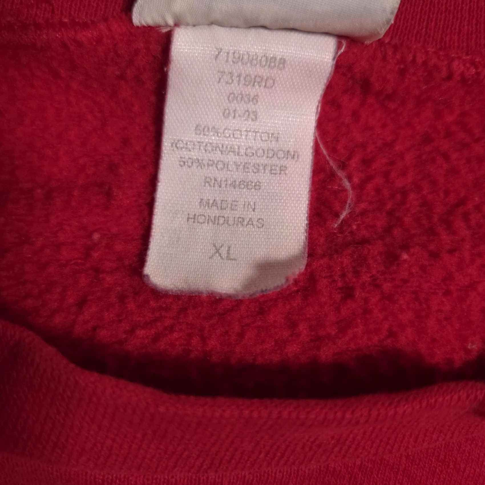 Lee Lee Sweatshirt Mens XL Red Friends Angels In Disguise Graphic Fleece Pullover Size US XL / EU 56 / 4 - 6 Thumbnail
