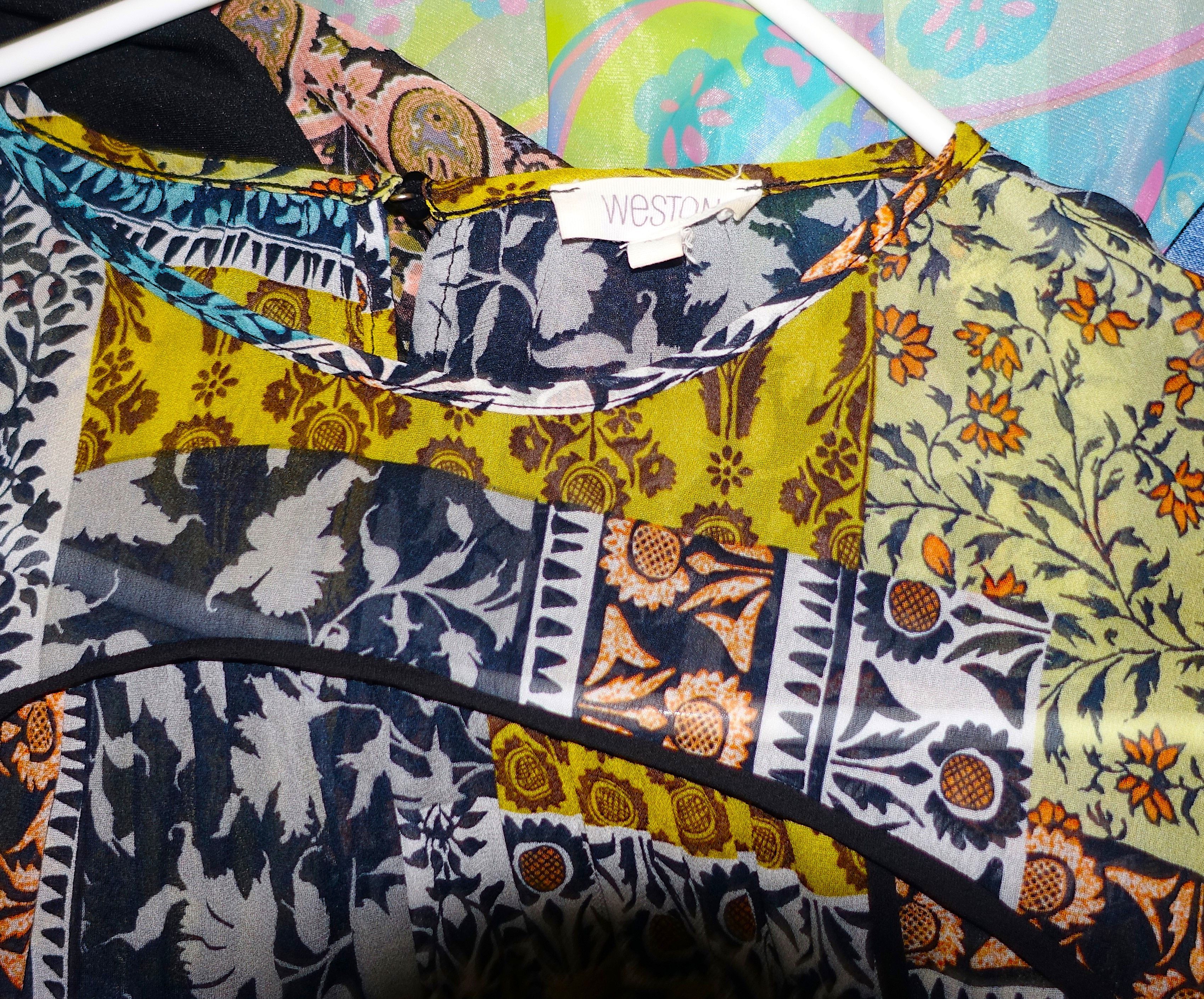 Other Weston Boho Patchwork Blouse XS Size XS / US 0-2 / IT 36-38 - 7 Thumbnail