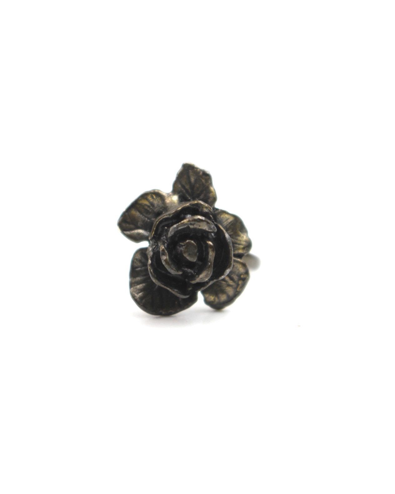 Hysteric Glamour 2000S JAPANESE MADE BRONZE ROSE RING Size ONE SIZE - 2 Thumbnail