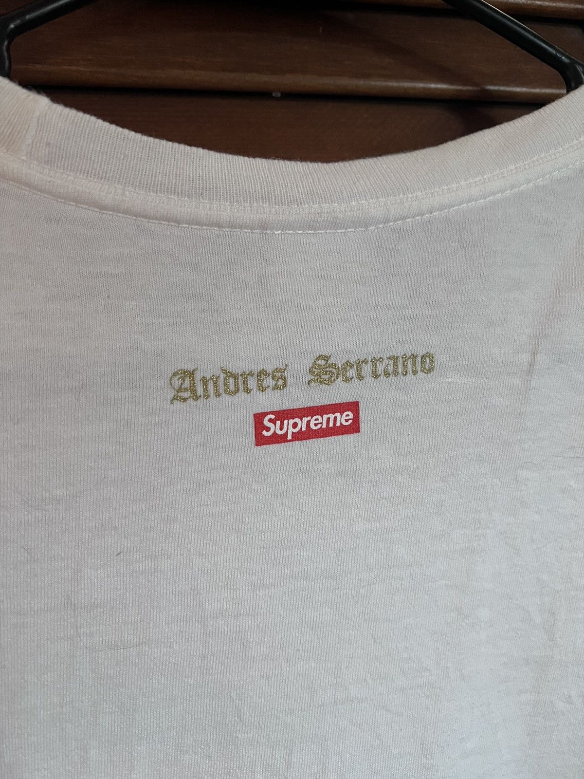 Supreme Supreme Andres Serrano Piss Christ Tee Size US M / EU 48-50 / 2 - 4 Thumbnail