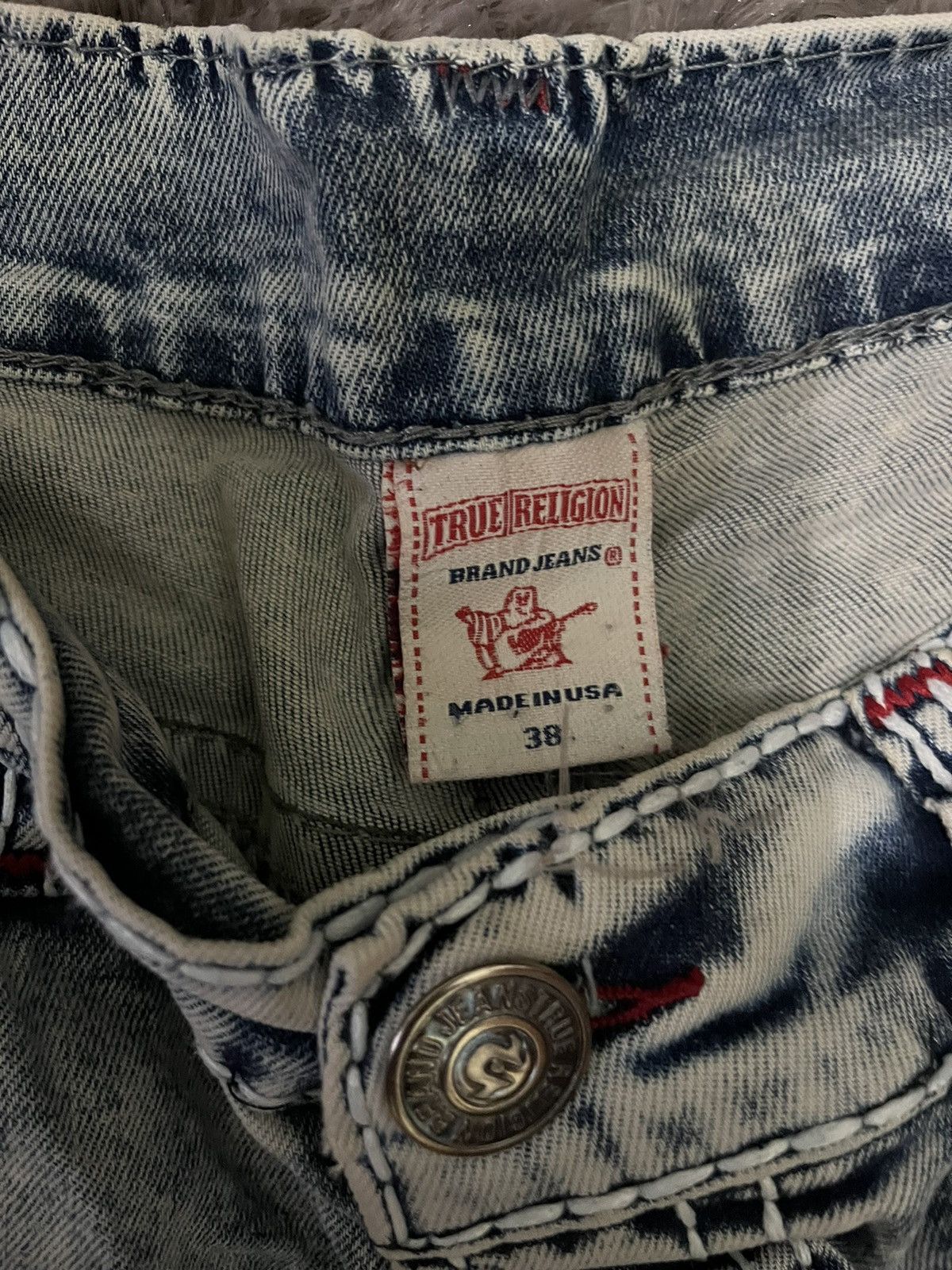Japanese Brand × True Religion Y2K Vintage Made In USA True Religion Streetwear Jeans Size US 31 - 5 Thumbnail