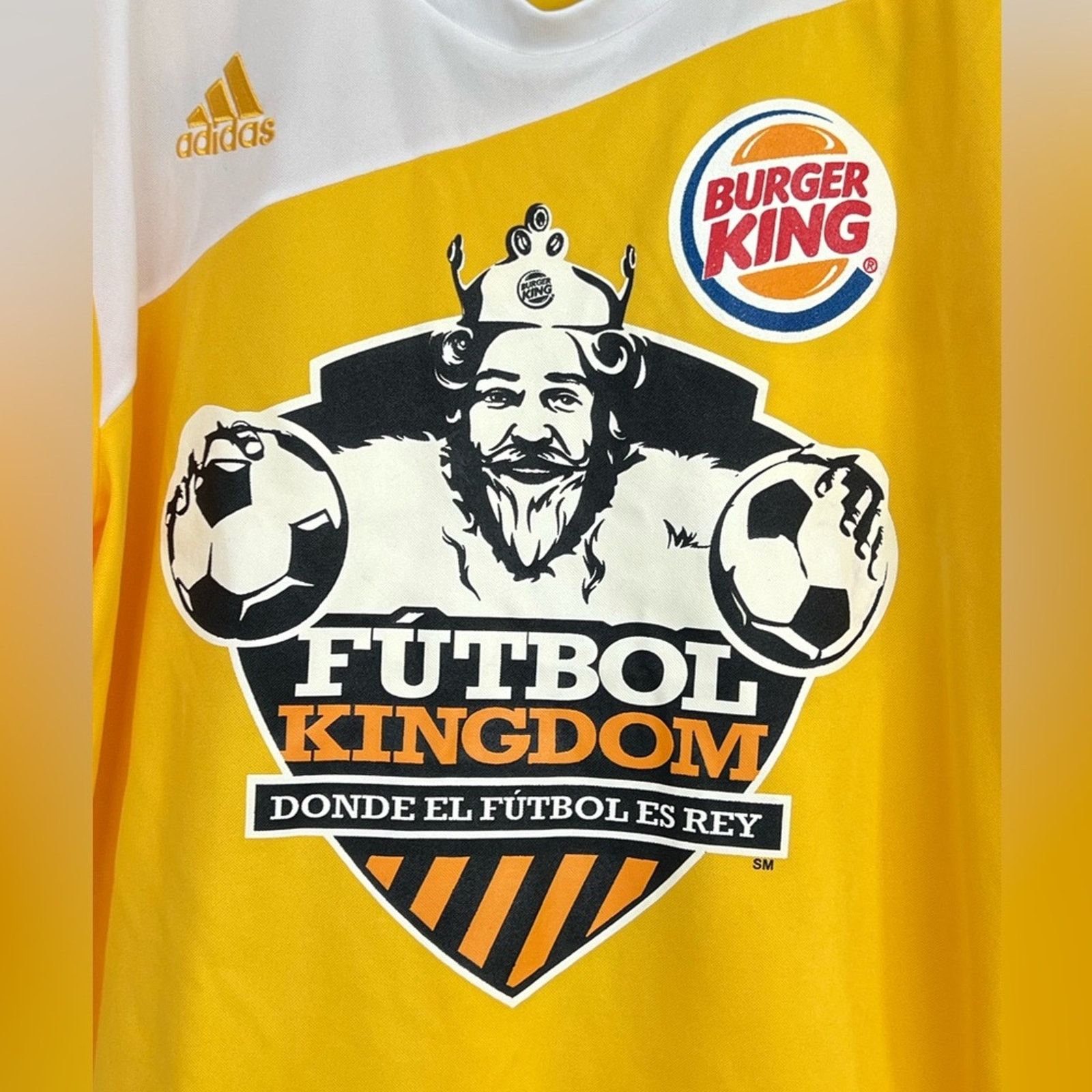 Adidas 2009 Men’s Adidas Burger King Futbol Soccer Jersey RARE Size US L / EU 52-54 / 3 - 3 Thumbnail