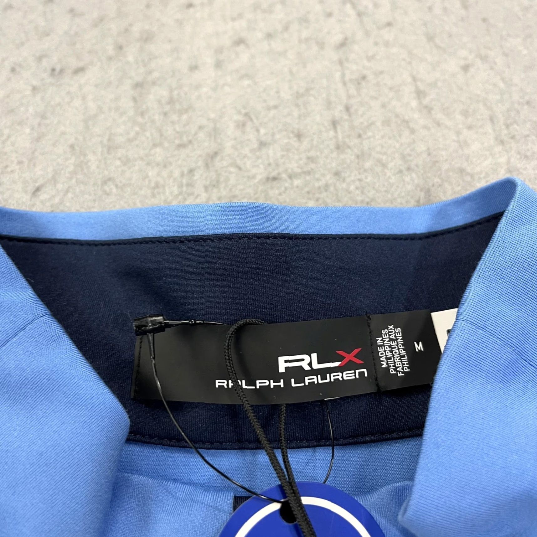 RLX Ralph Lauren VINTAGE RLX Ralph Lauren Golf Pullover Mens Medium Blue 1/4 Zip Country Club of Hudson Size US M / EU 48-50 / 2 - 6 Thumbnail