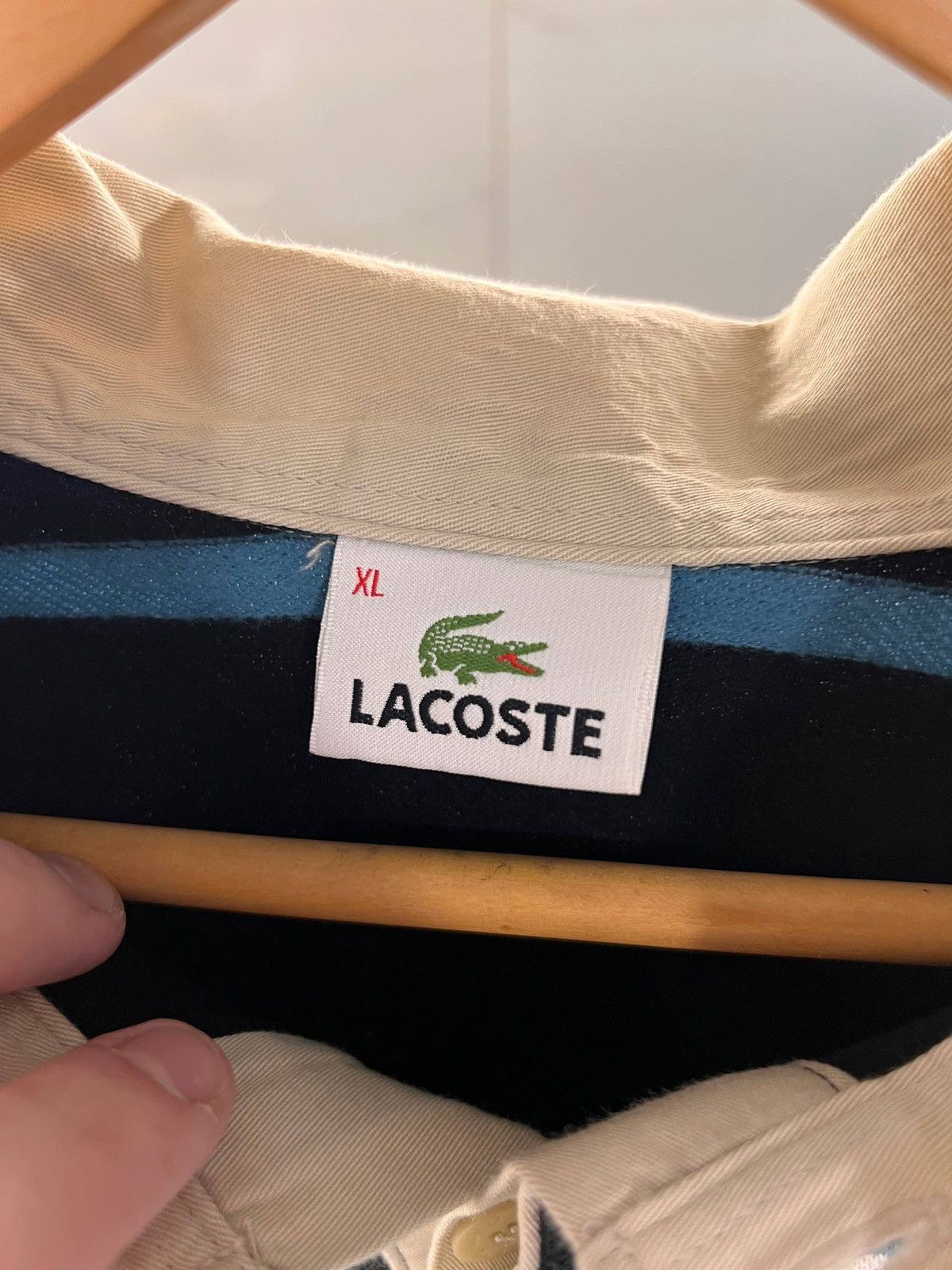 Lacoste Lacoste vintage longsleeve Size US XL / EU 56 / 4 - 6 Thumbnail