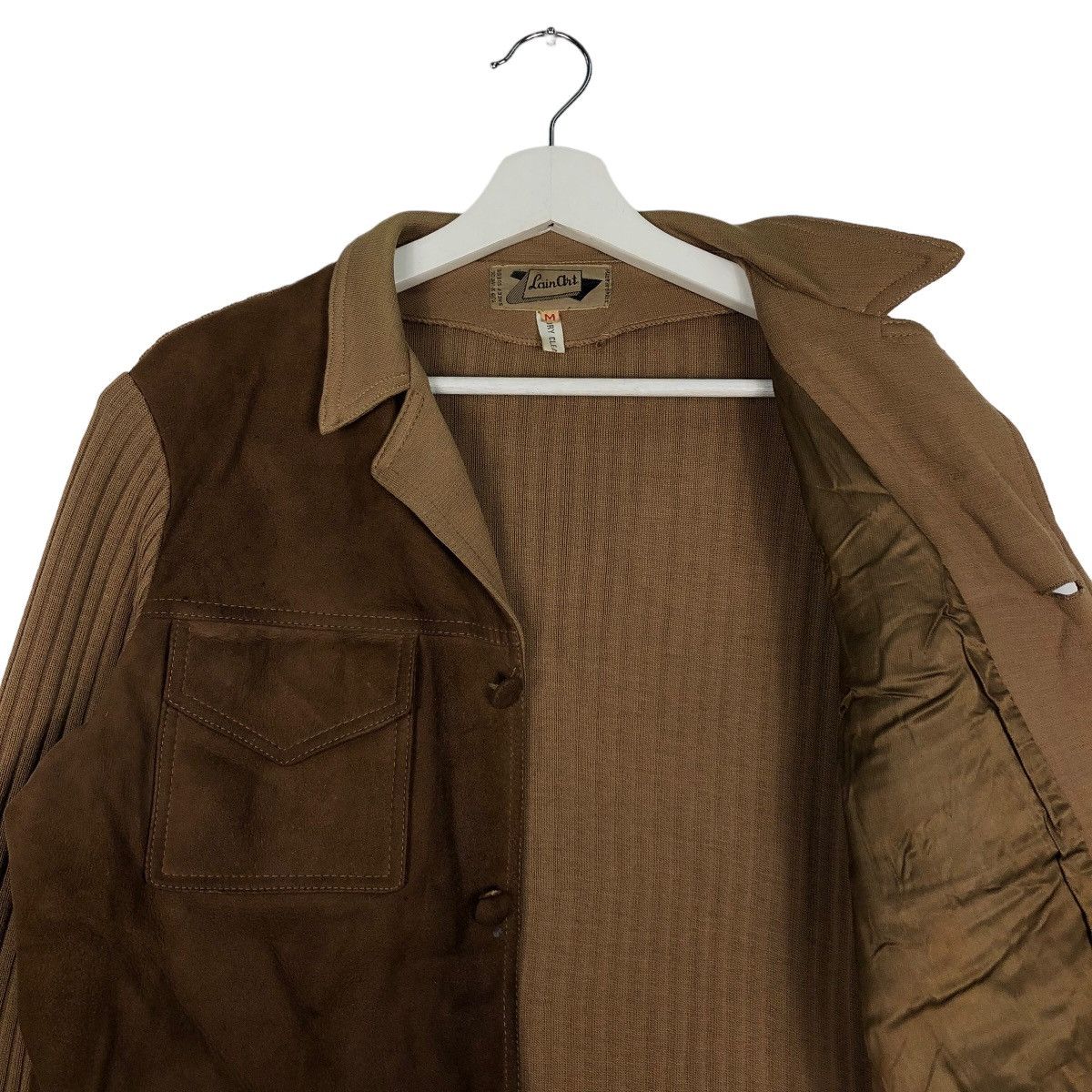 Japanese Brand 🔥Vtg Button Jacket Knit Sleeve Wool Sheep Suede Kapital Size US M / EU 48-50 / 2 - 10 Thumbnail