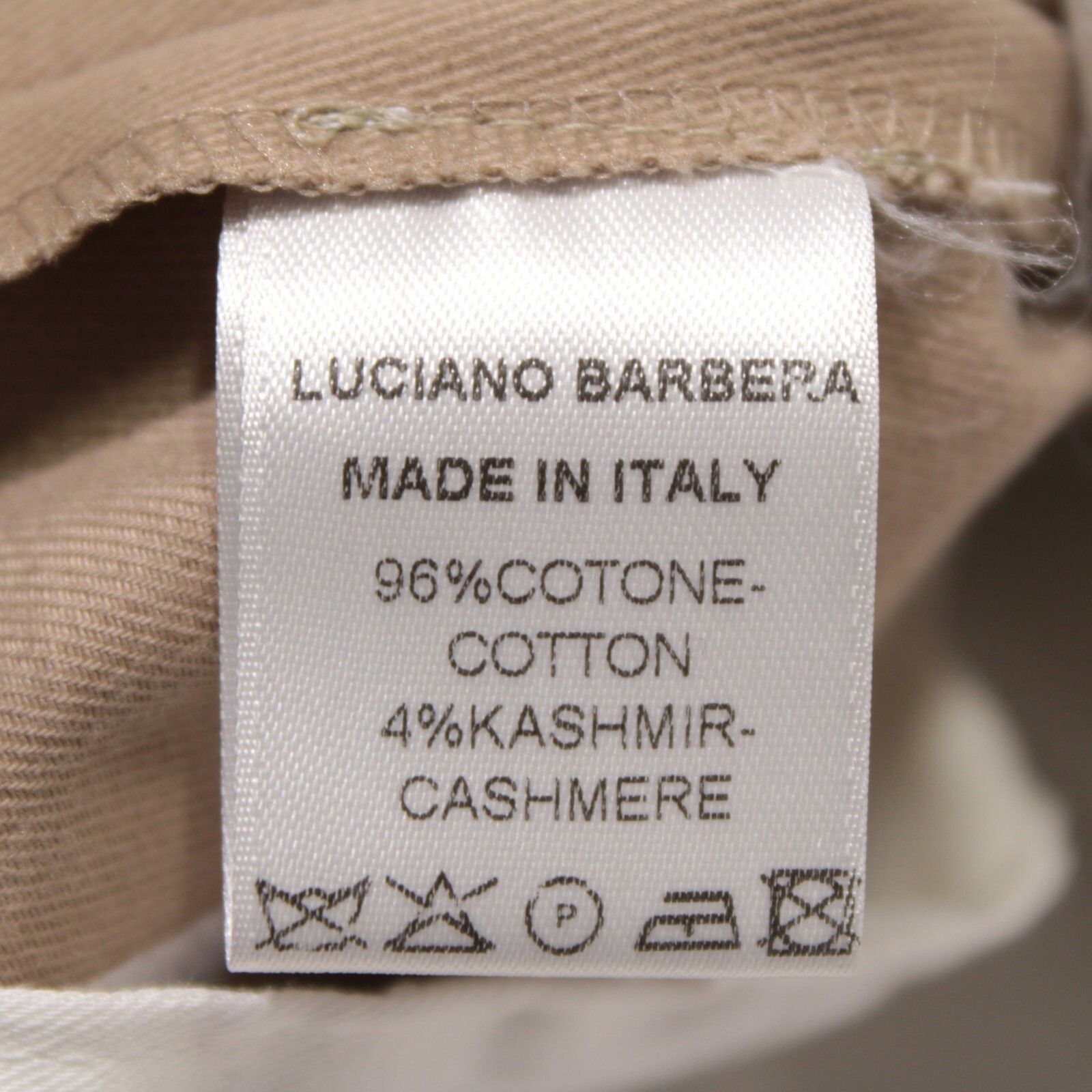 Luciano Barbera New with tags Cargo Size 34 US In Beige