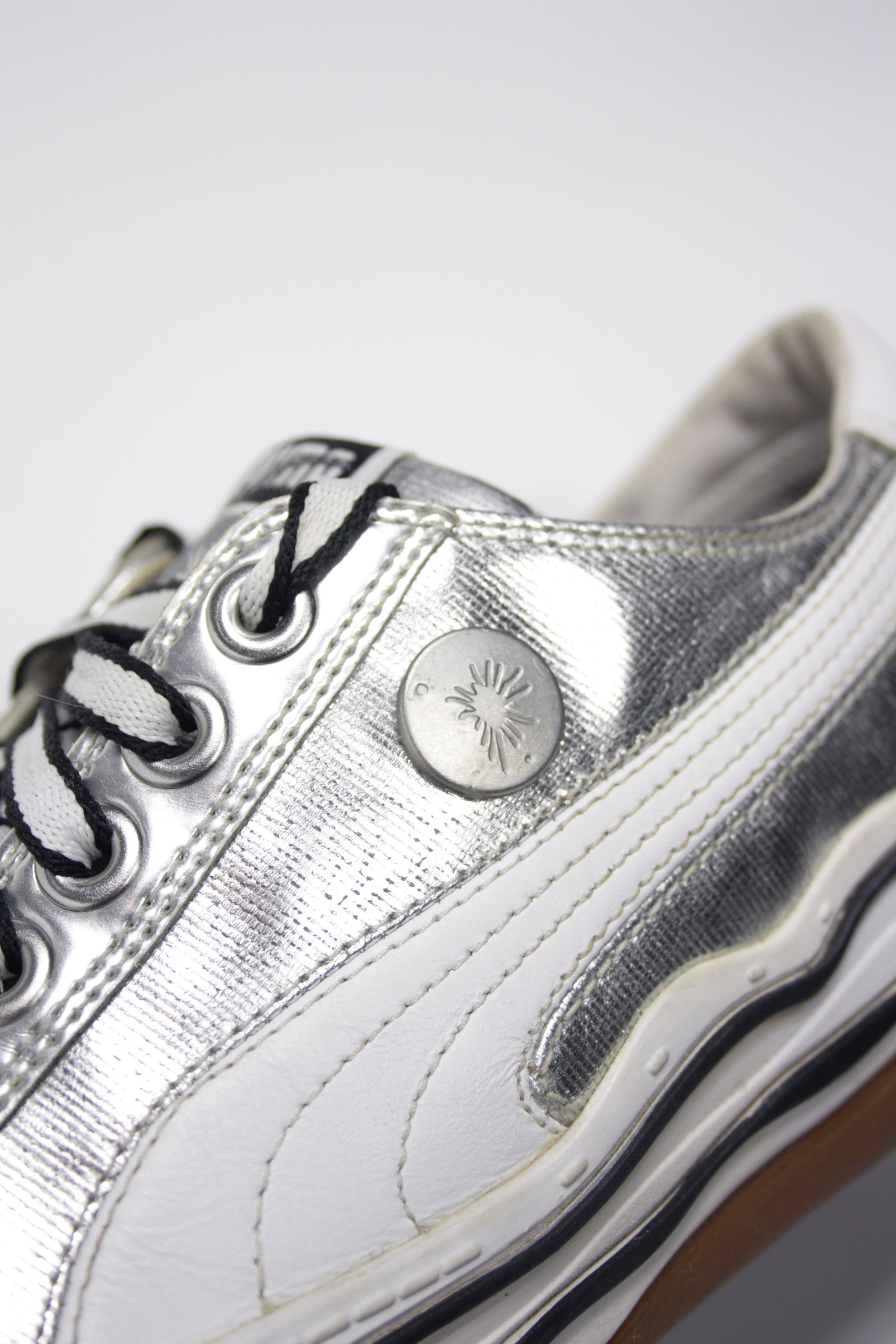 Maison MIHARA YASUHIRO Puma x Mihara Yasuhiro MY-41 Metallic Silver Y2K Trainers Size US 9 / IT 39 - 4 Thumbnail