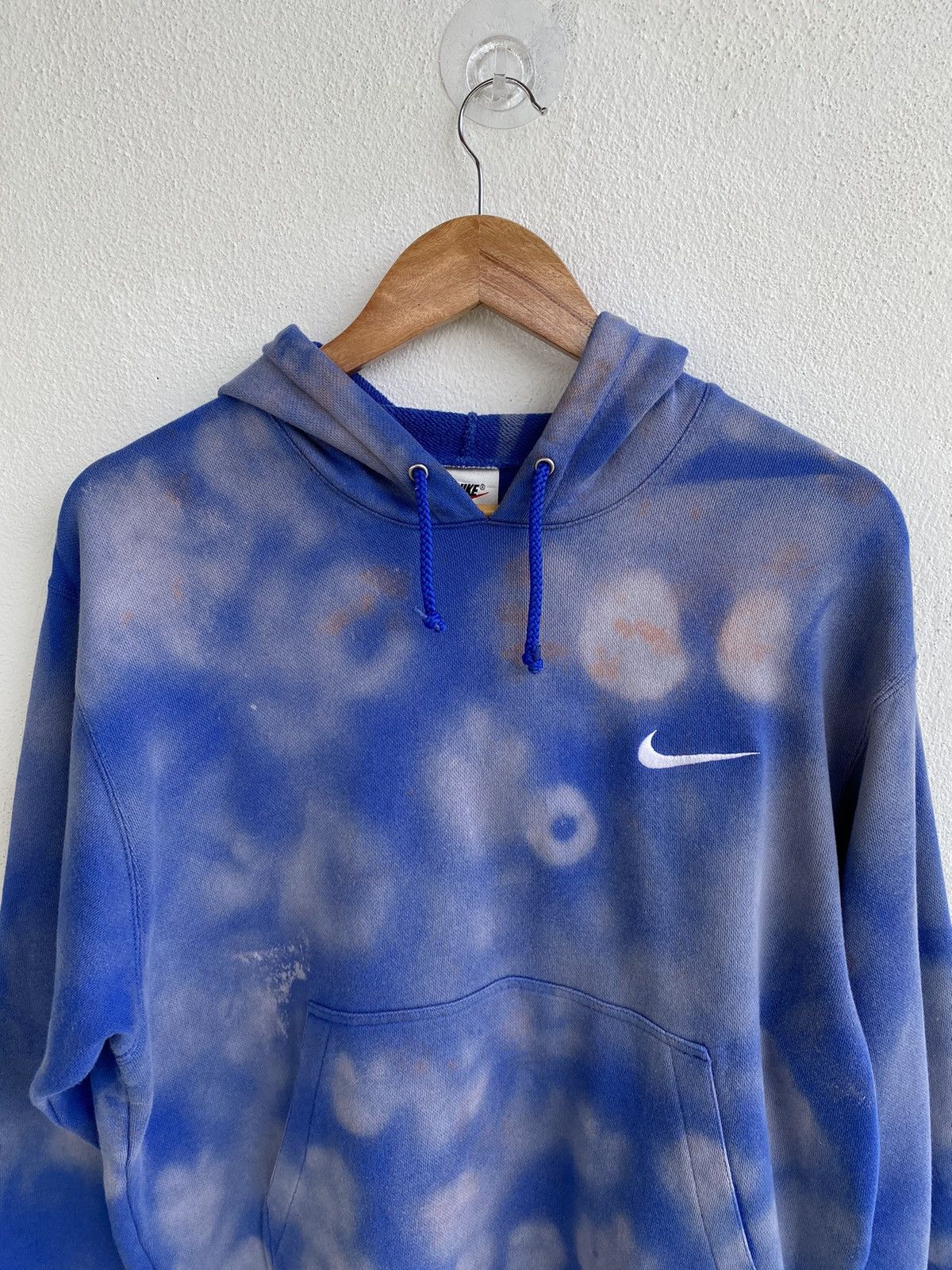 Nike × Vintage Vintage Nike Embroidered logo tie dye hoodie sweatshirt Size US L / EU 52-54 / 3 - 4 Thumbnail