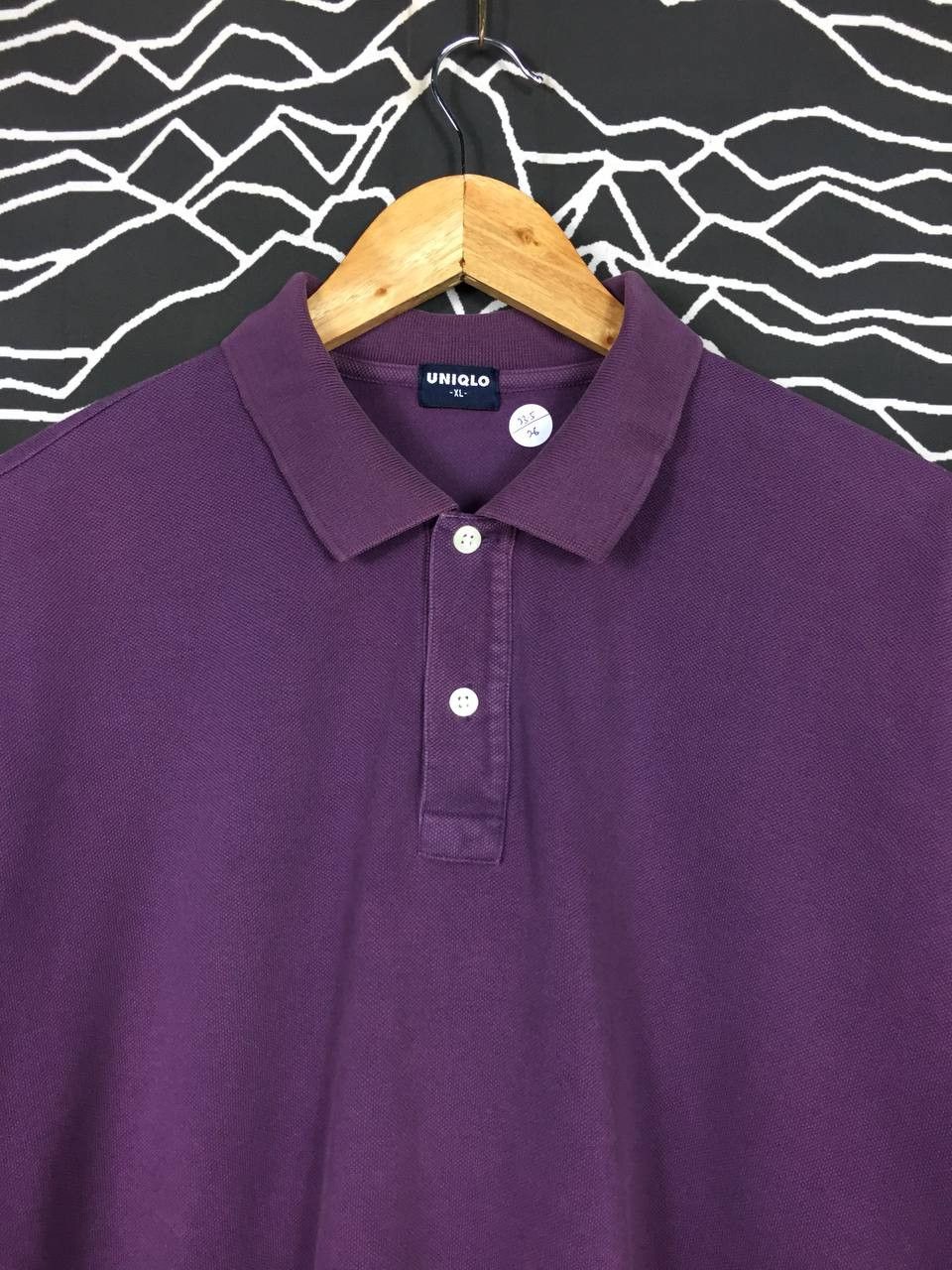Japanese Brand × Uniqlo Vtg Uniqlo Plain Casual Essential Polo Tee Size US XL / EU 56 / 4 - 3 Thumbnail